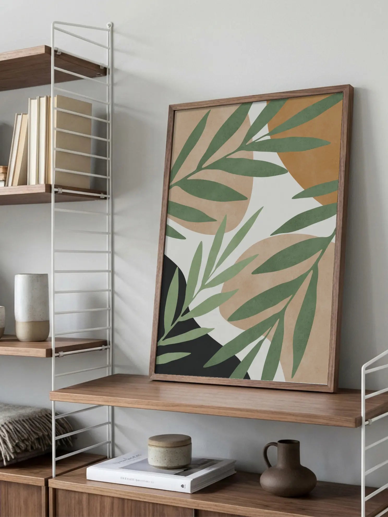 Botanics and Shapes Poster