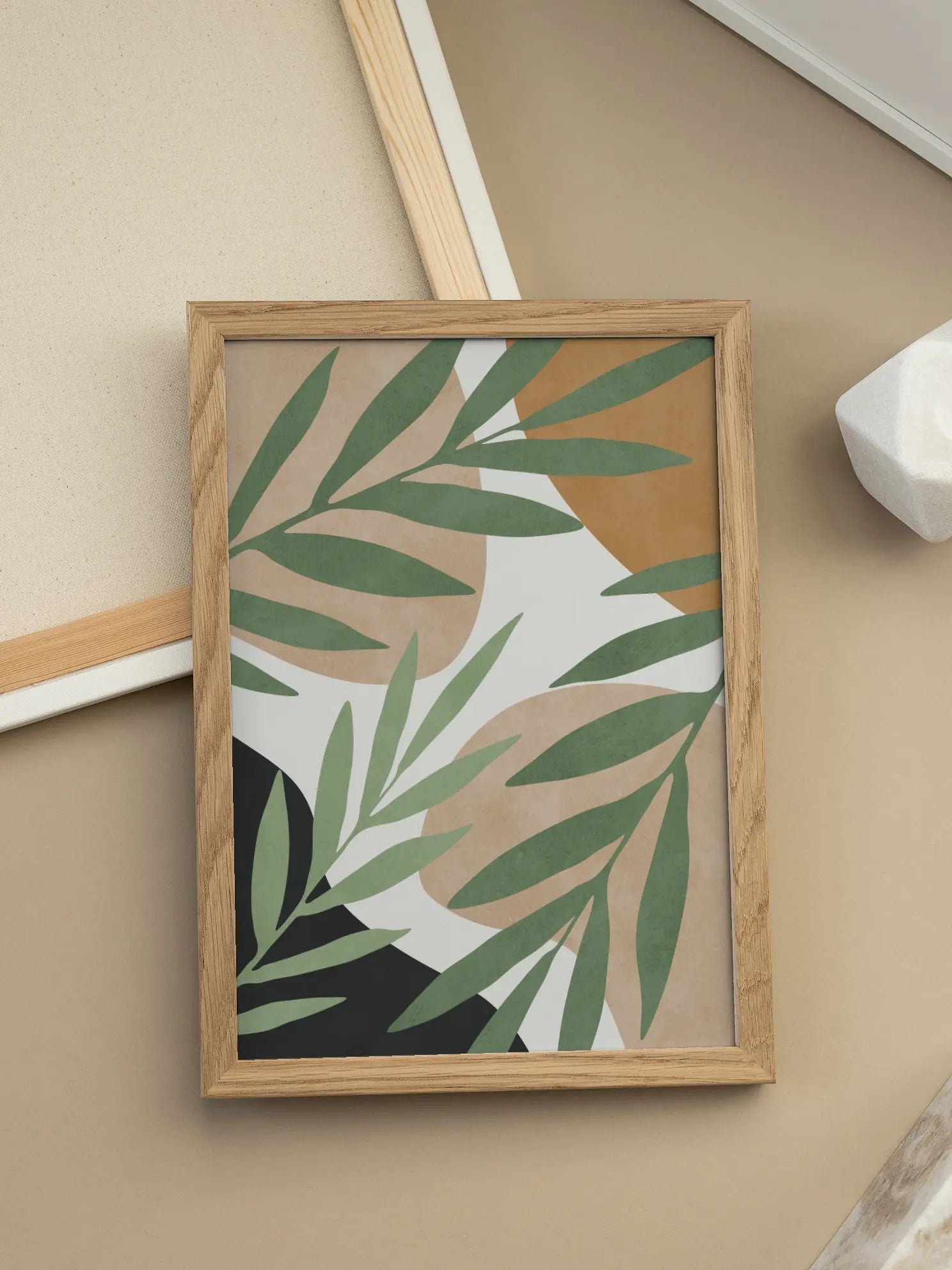 Botanics and Shapes Poster