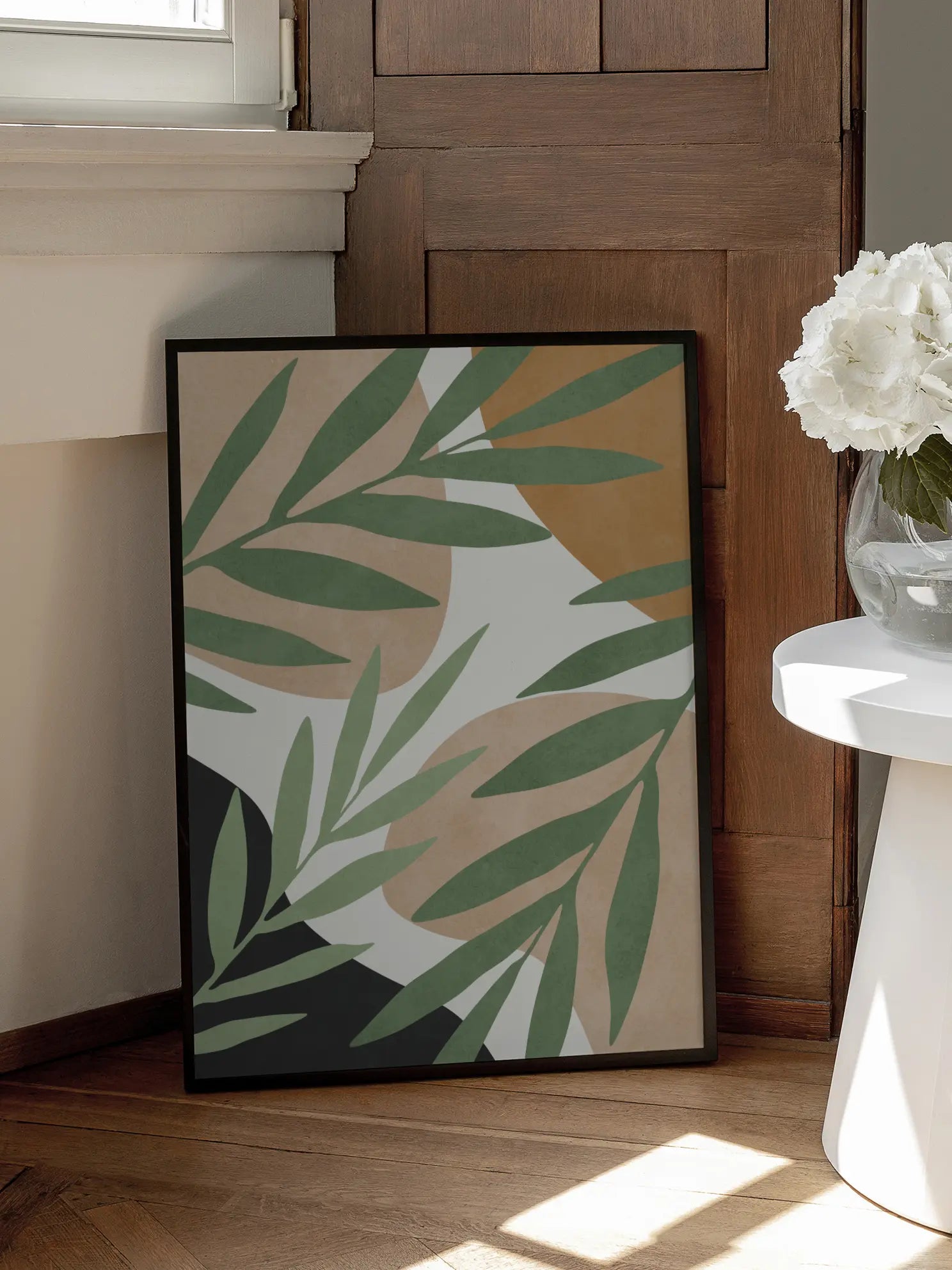 Botanics and Shapes Poster