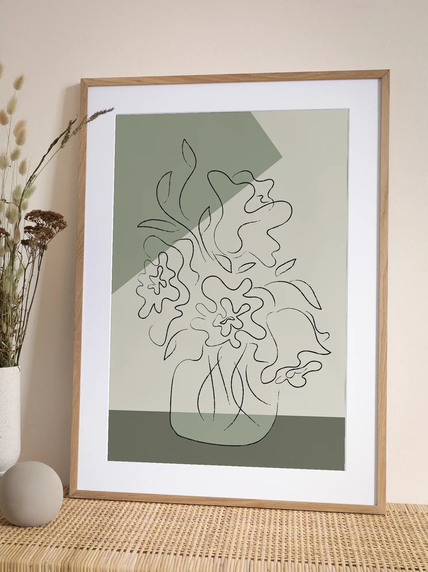 Bouquet in Vase Poster