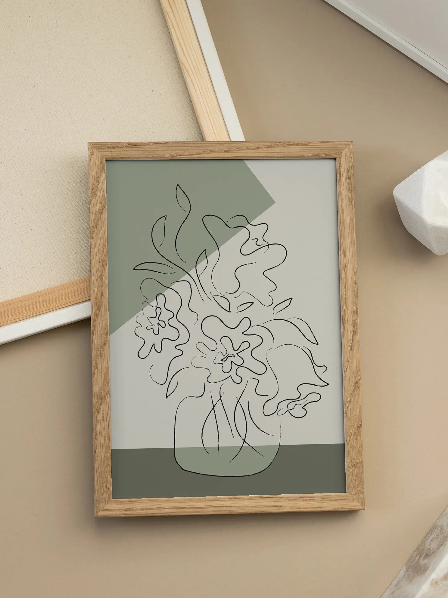 Bouquet in Vase Poster