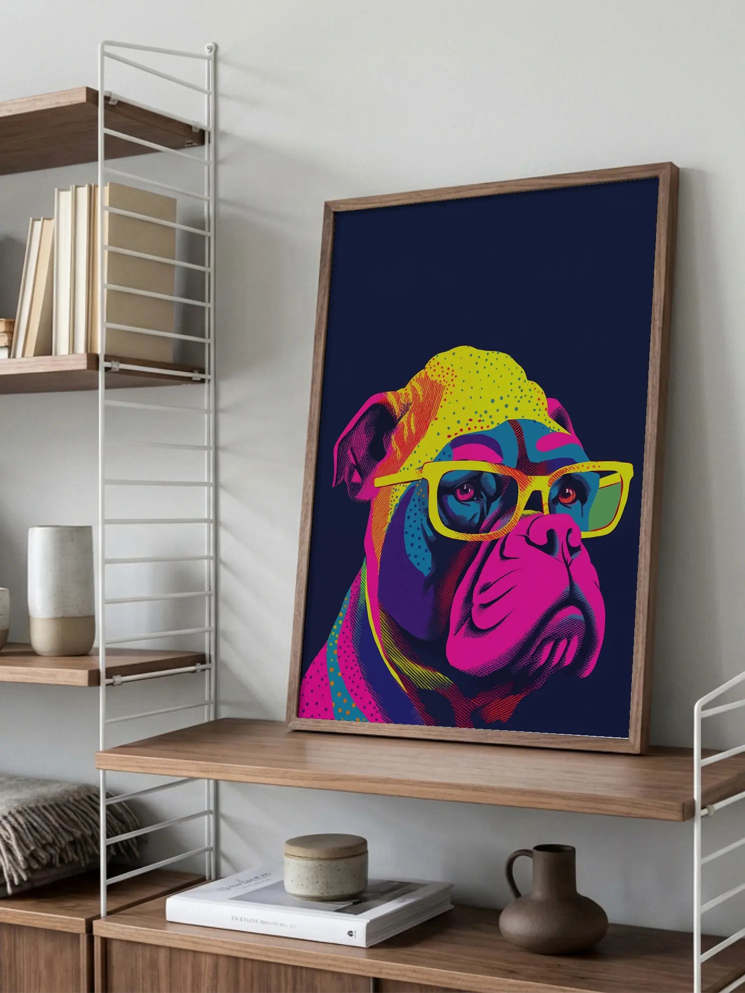 Boxer Dog Pop Art Poster