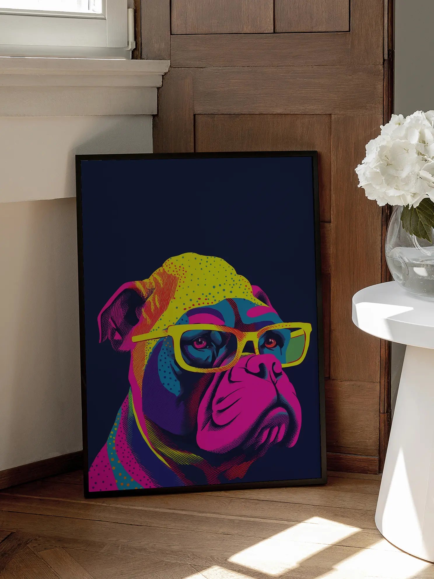 Boxer Dog Pop Art Poster