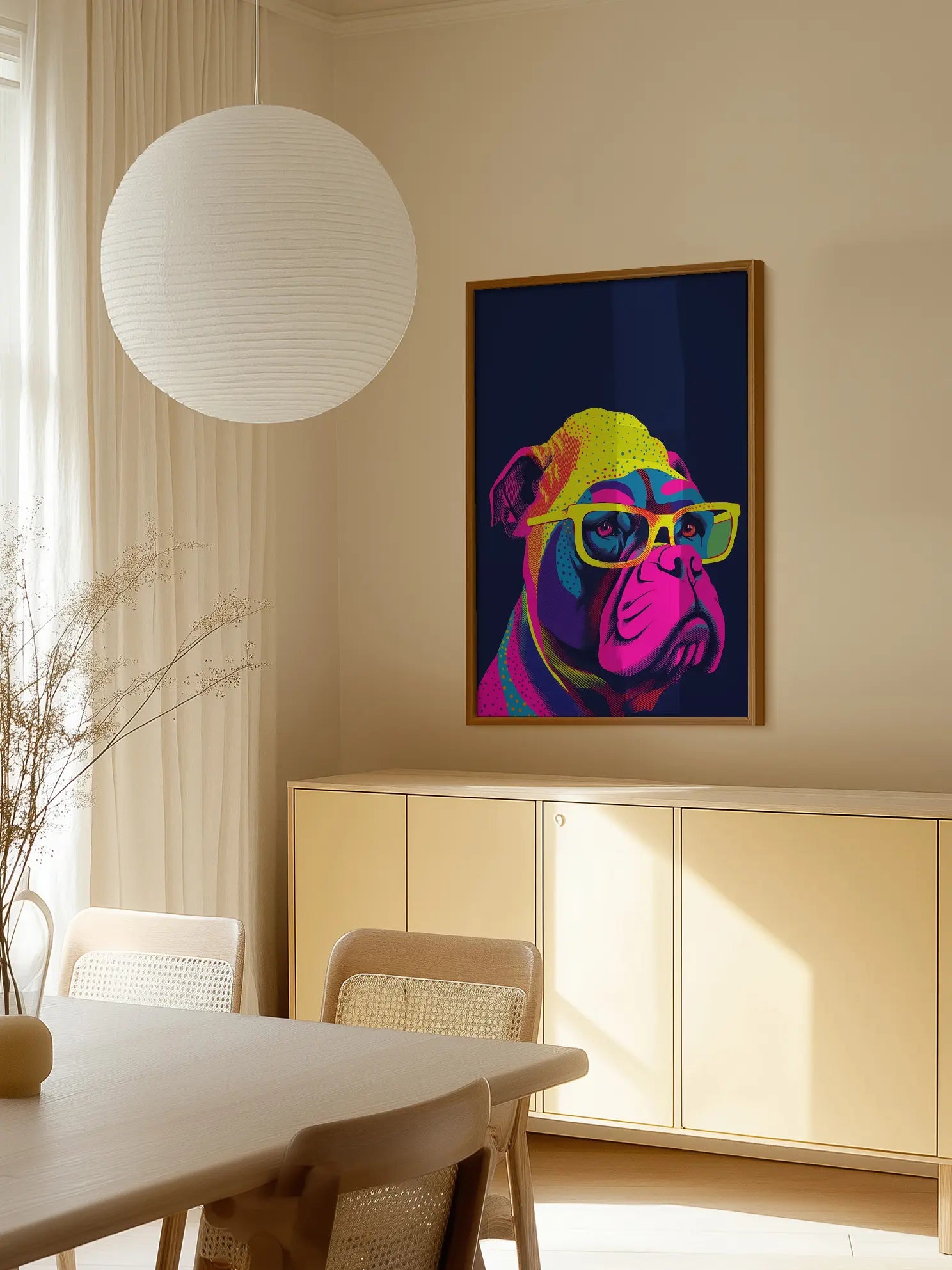 Boxer Dog Pop Art Poster