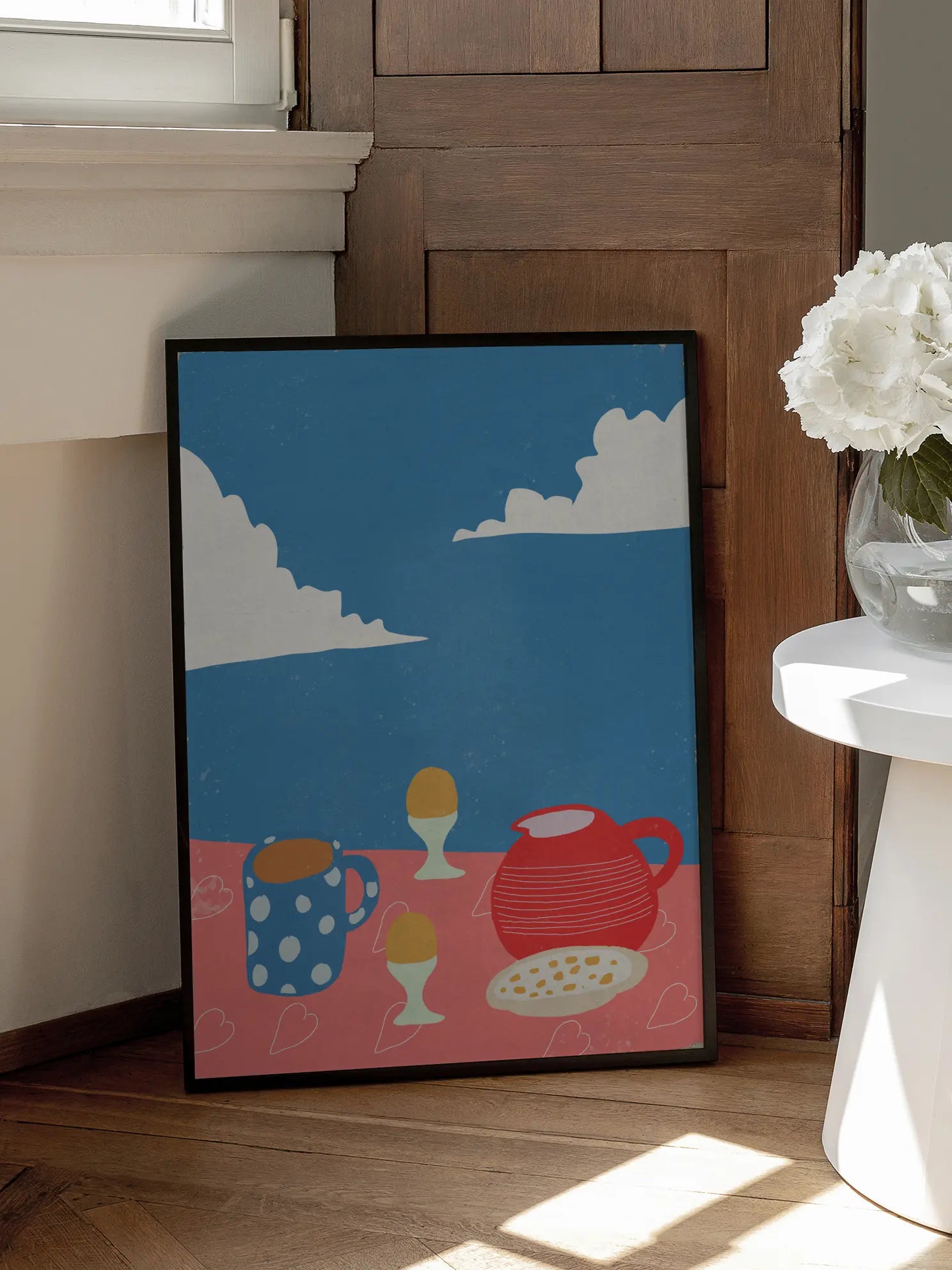 Breakfast Colorful Table Poster