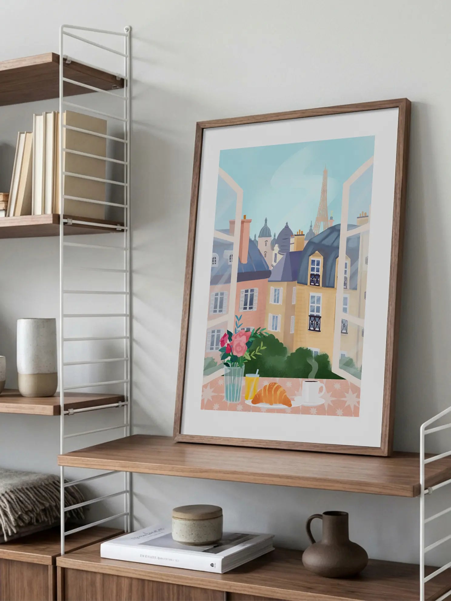 Breakfast in Paris Poster