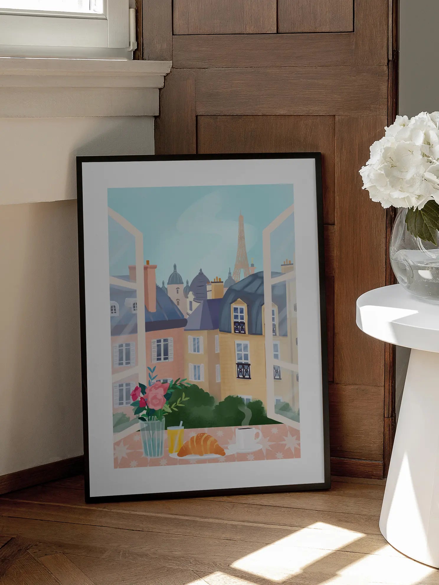 Breakfast in Paris Poster