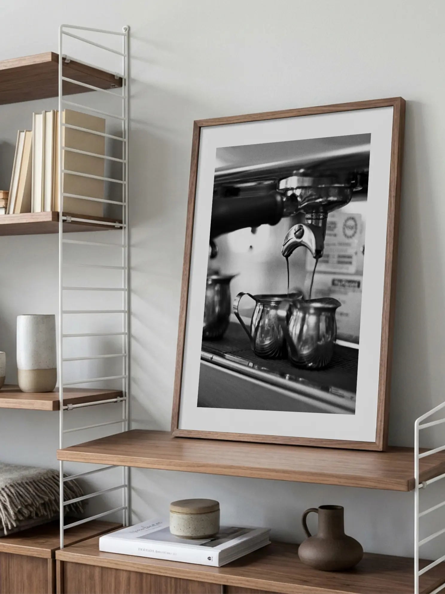 Brewing Coffee Poster