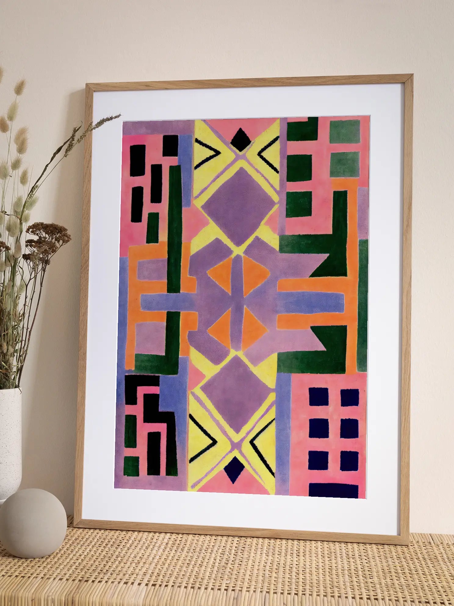 Bright Abstract Pattern Poster