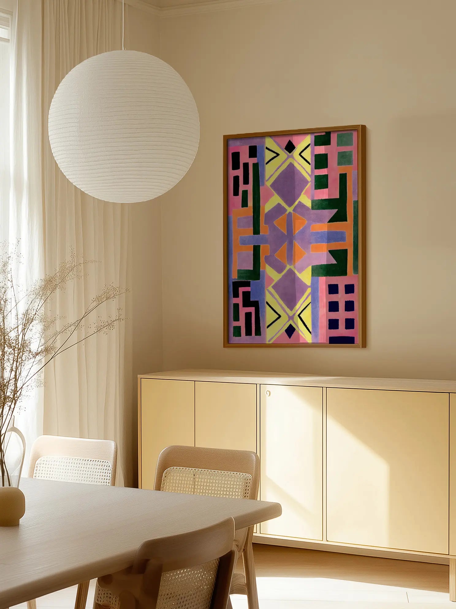 Bright Abstract Pattern Poster