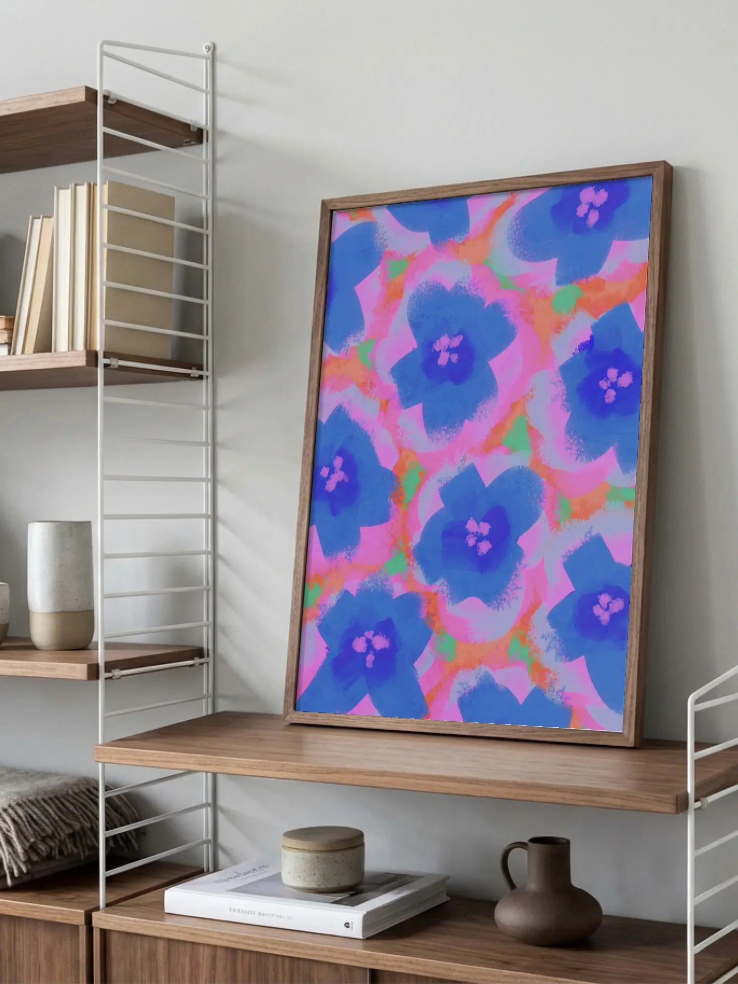 Bright Flowers Poster
