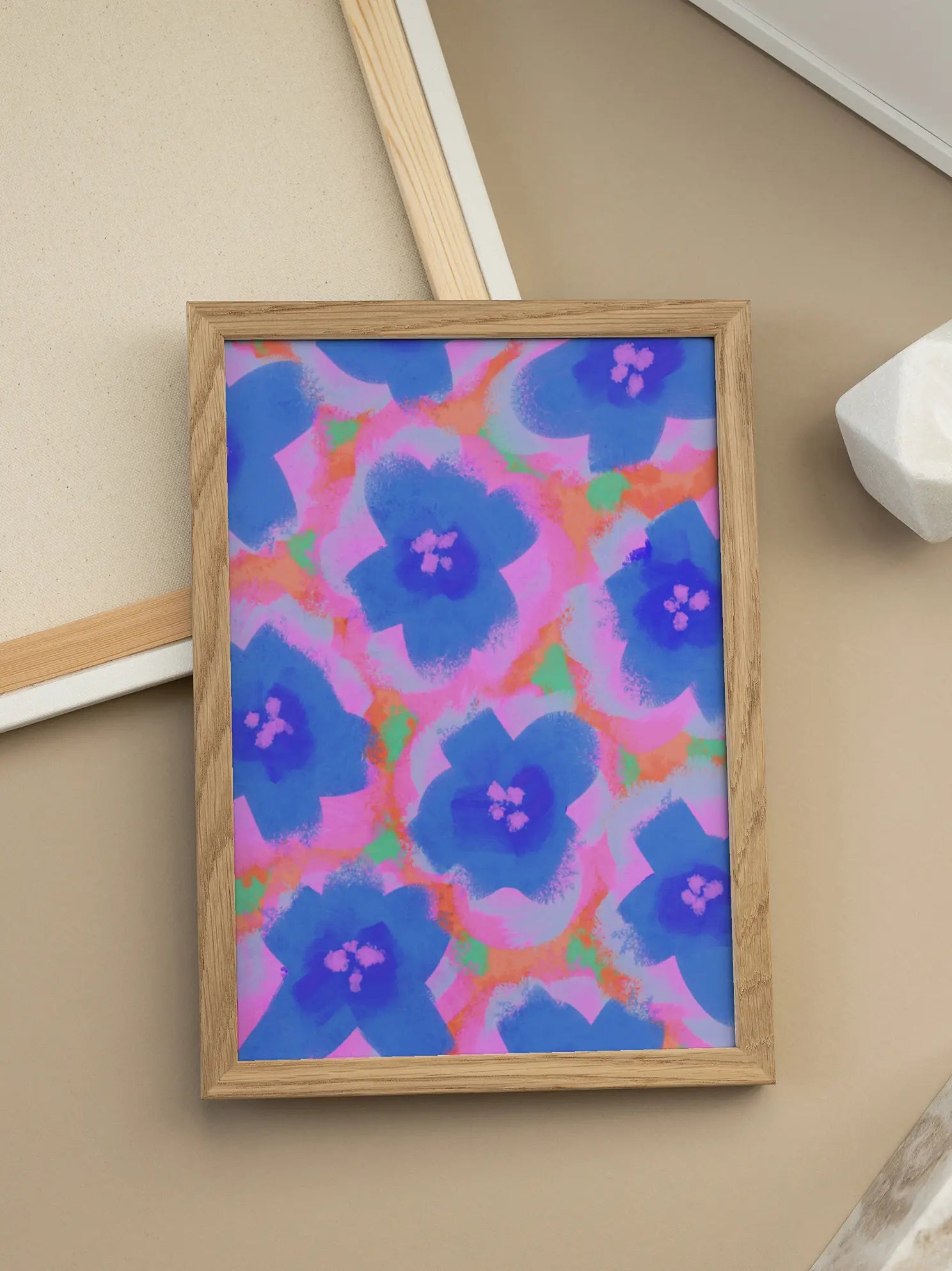 Bright Flowers Poster