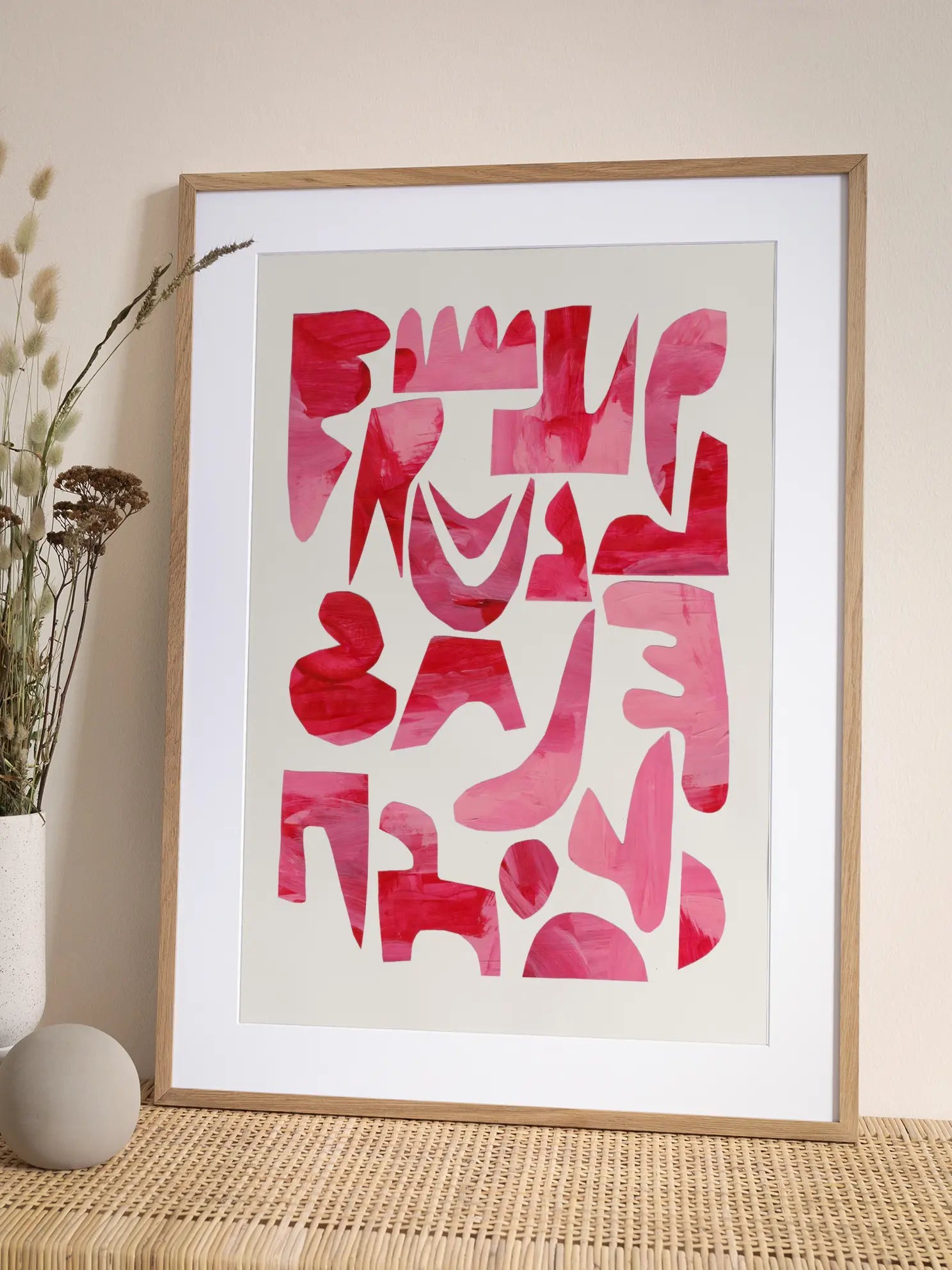 Bright Shapes Poster