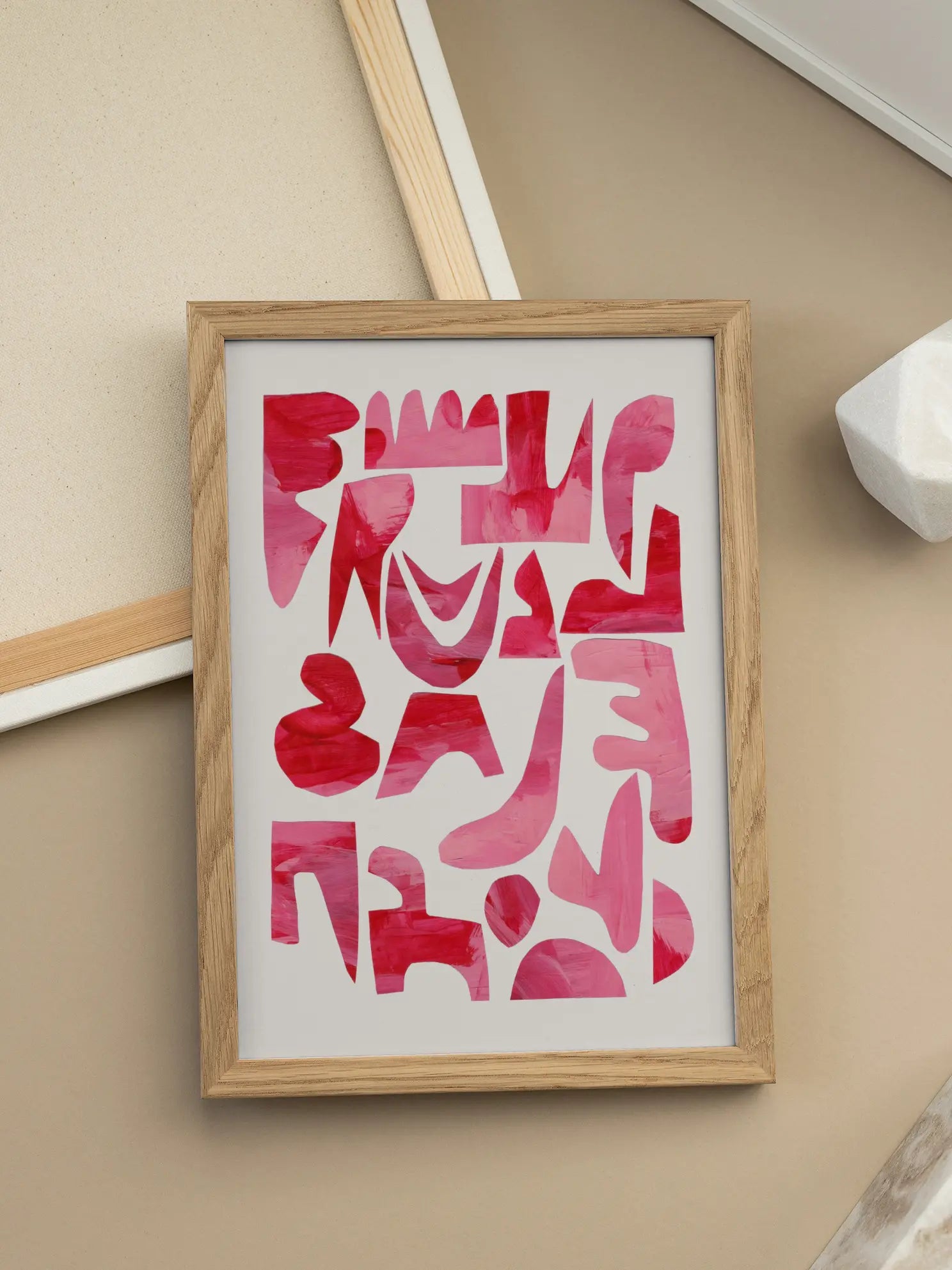 Bright Shapes Poster