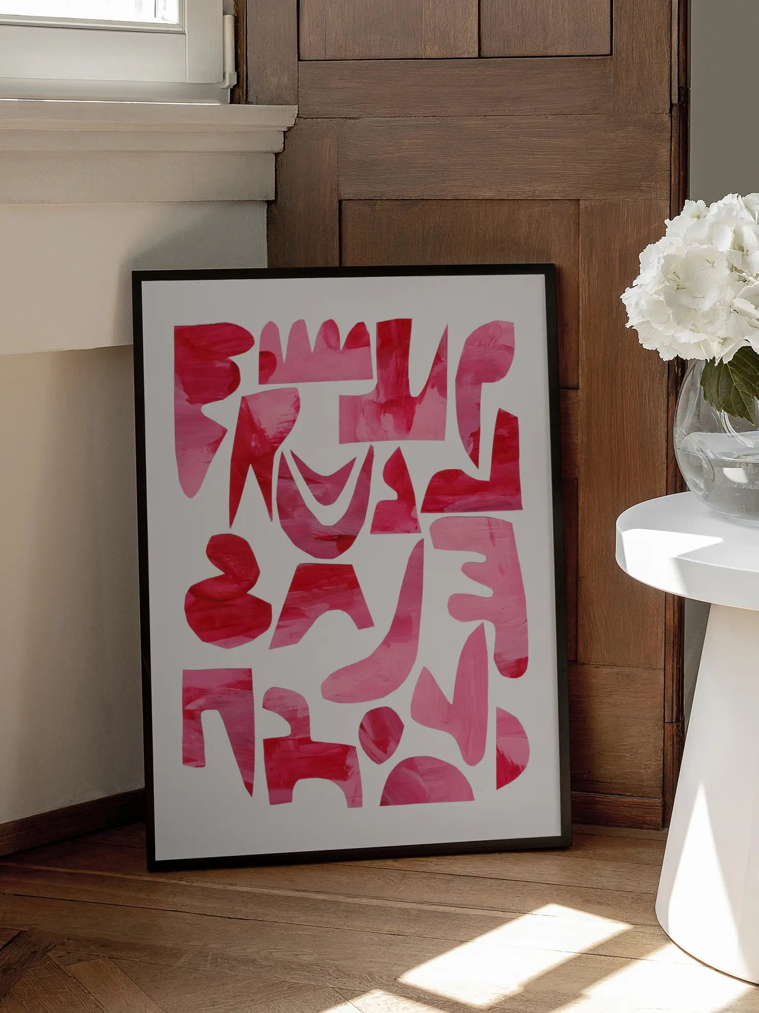 Bright Shapes Poster