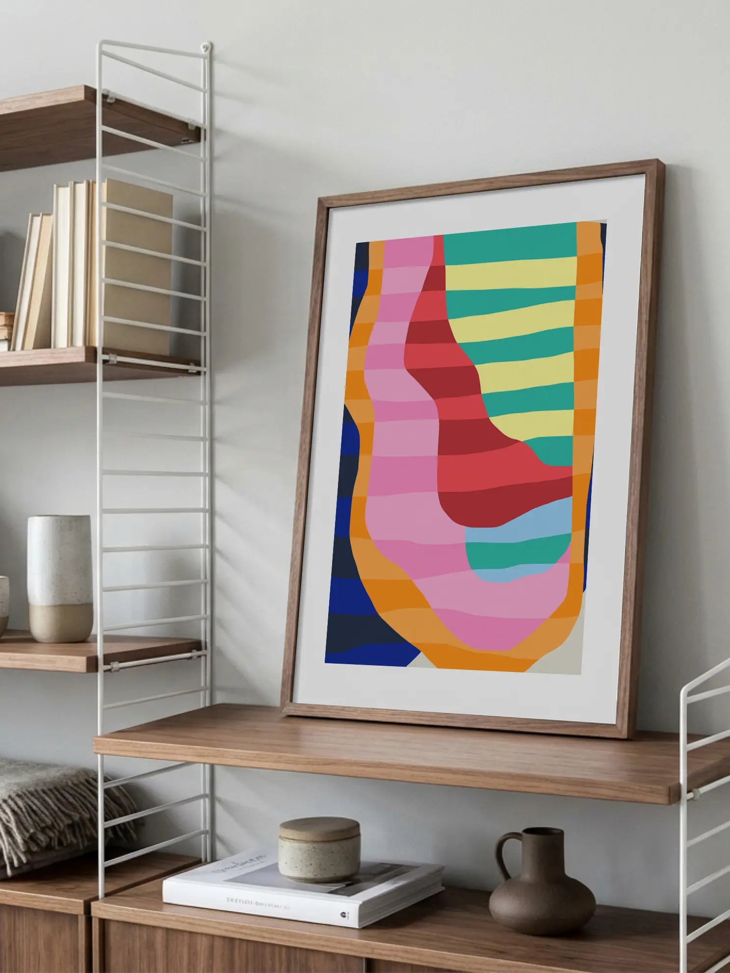 Bright Stripes Poster
