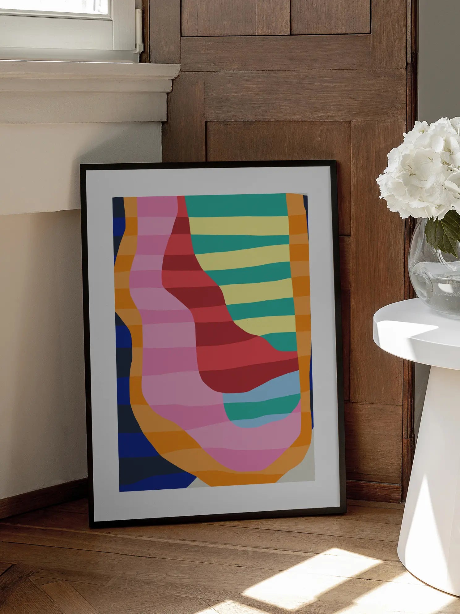 Bright Stripes Poster