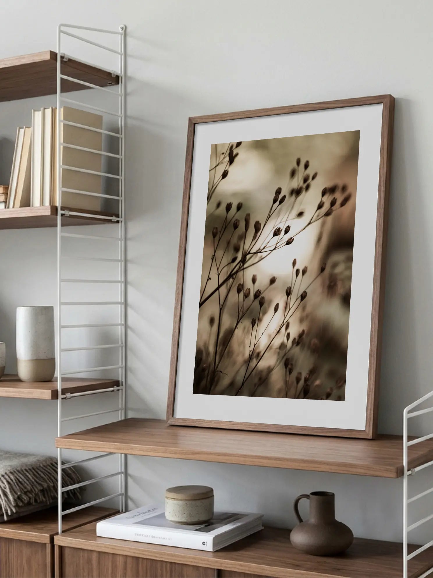 Brown Botanical Poster