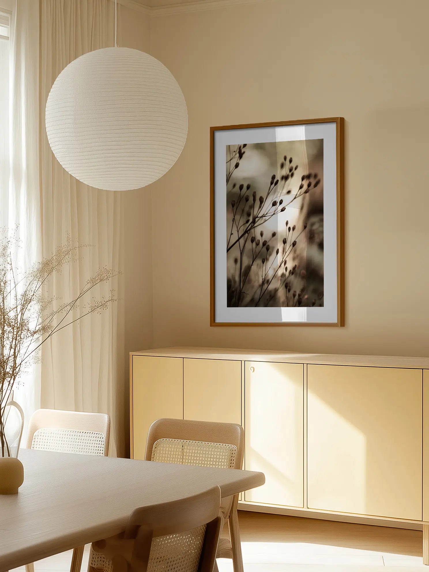 Brown Botanical Poster