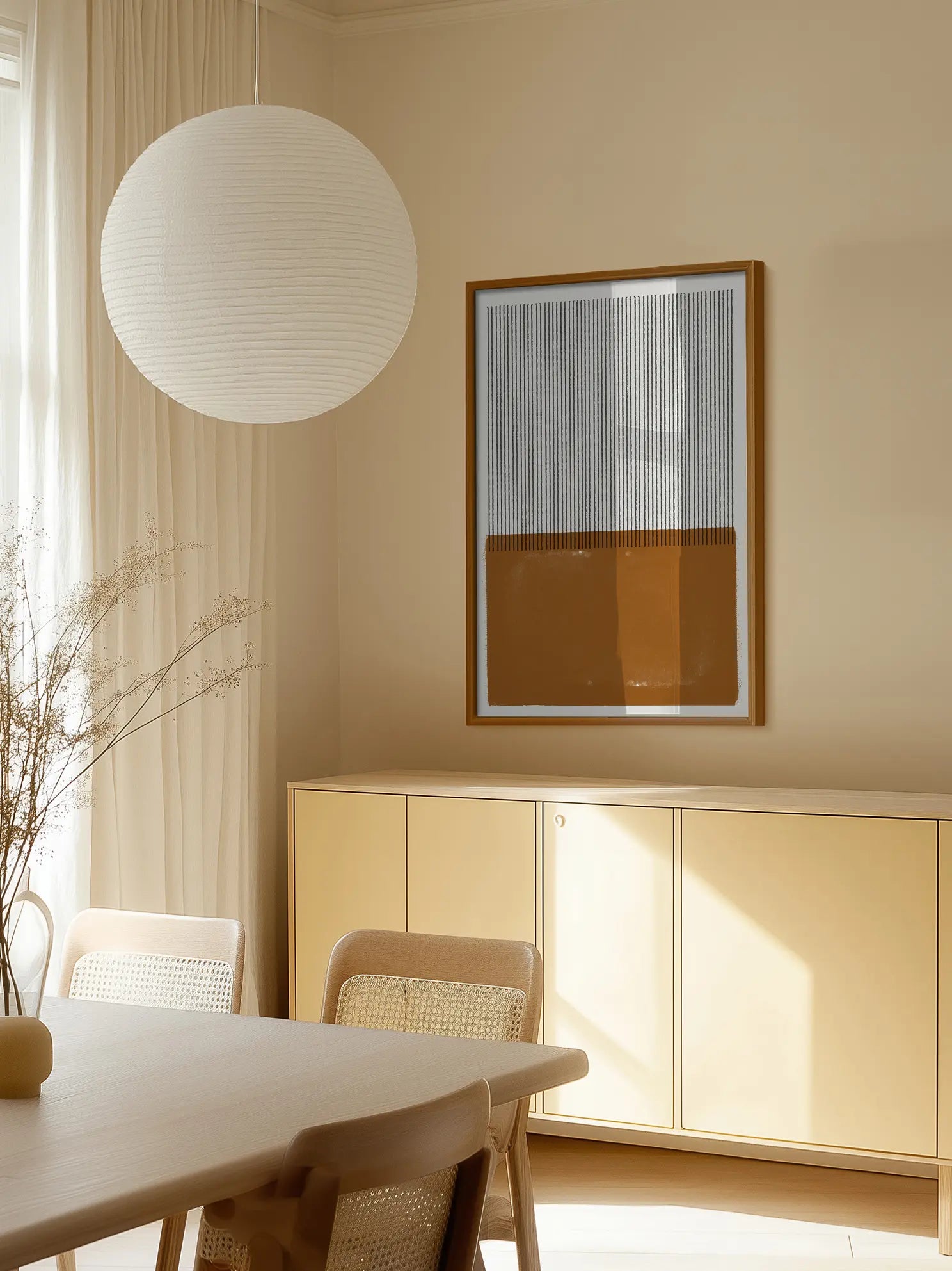 Brown Harmony Poster