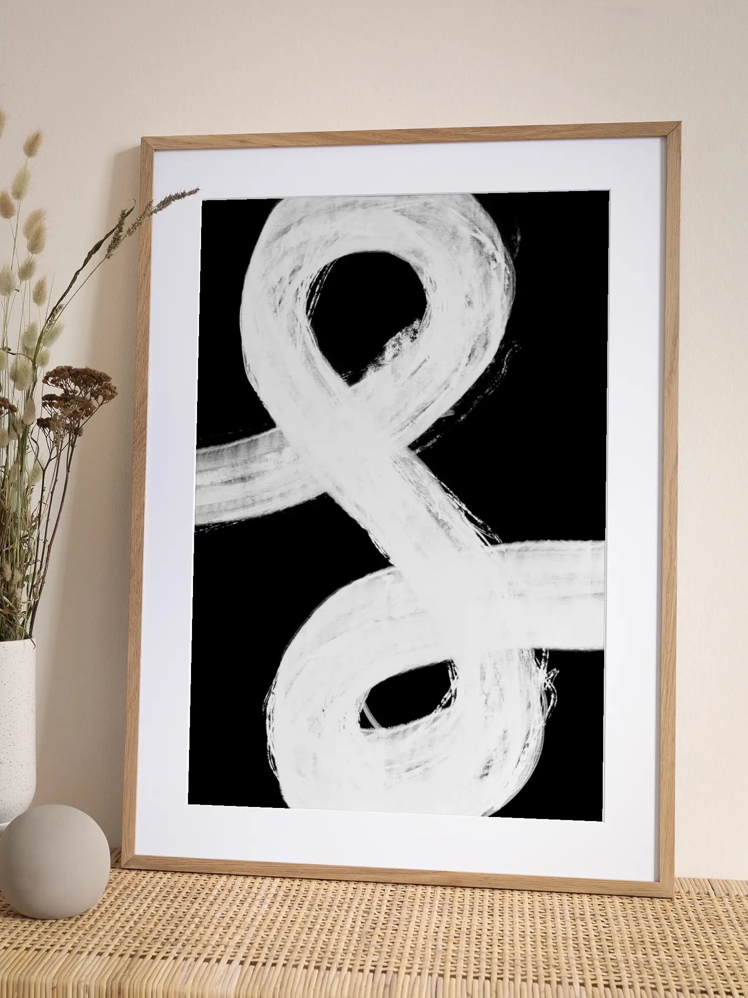 Brush Ampersand Poster