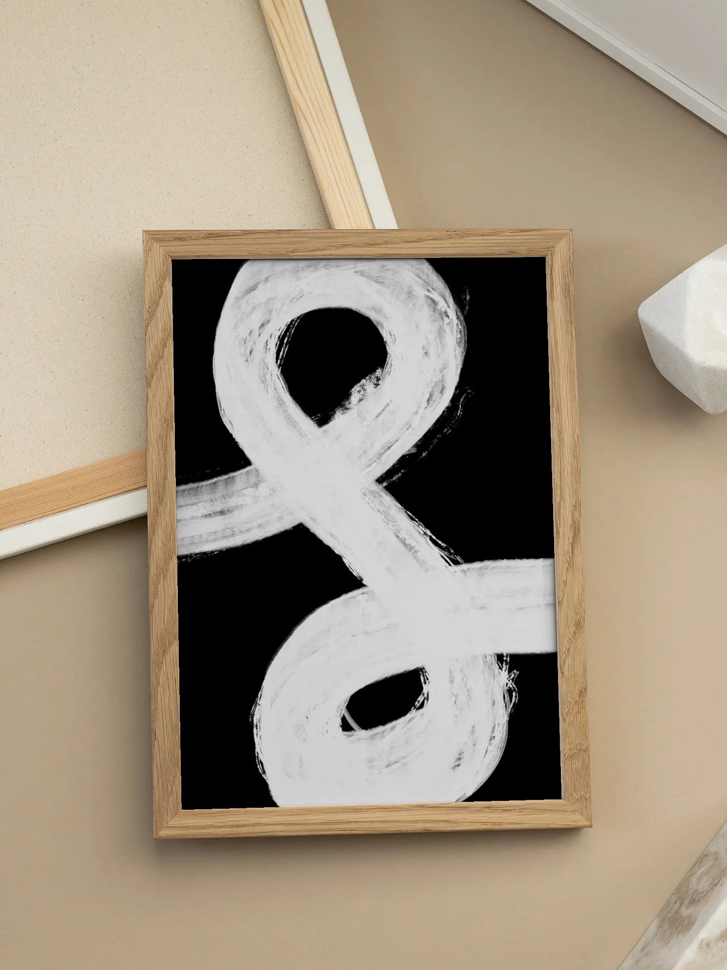 Brush Ampersand Poster