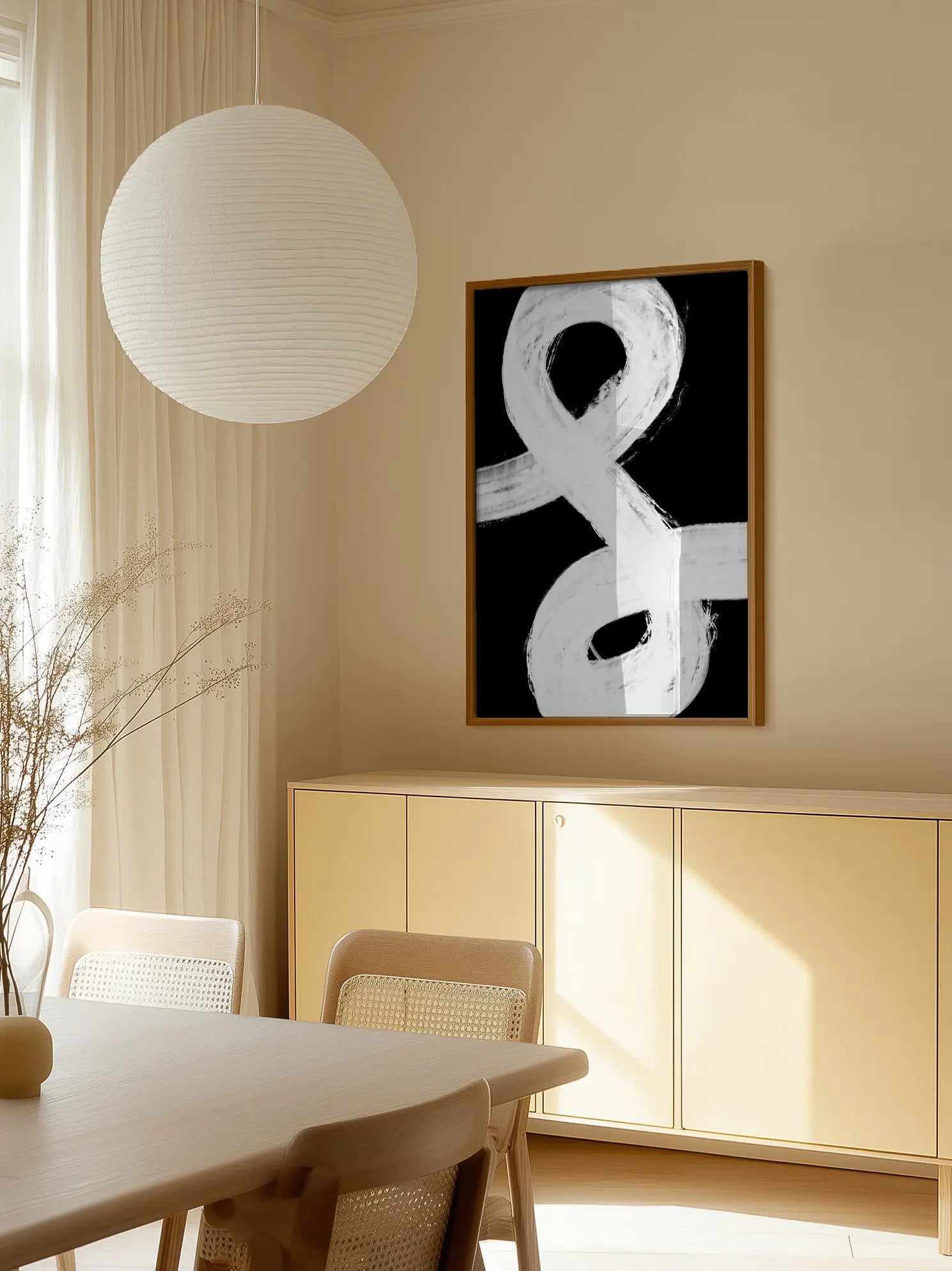 Brush Ampersand Poster