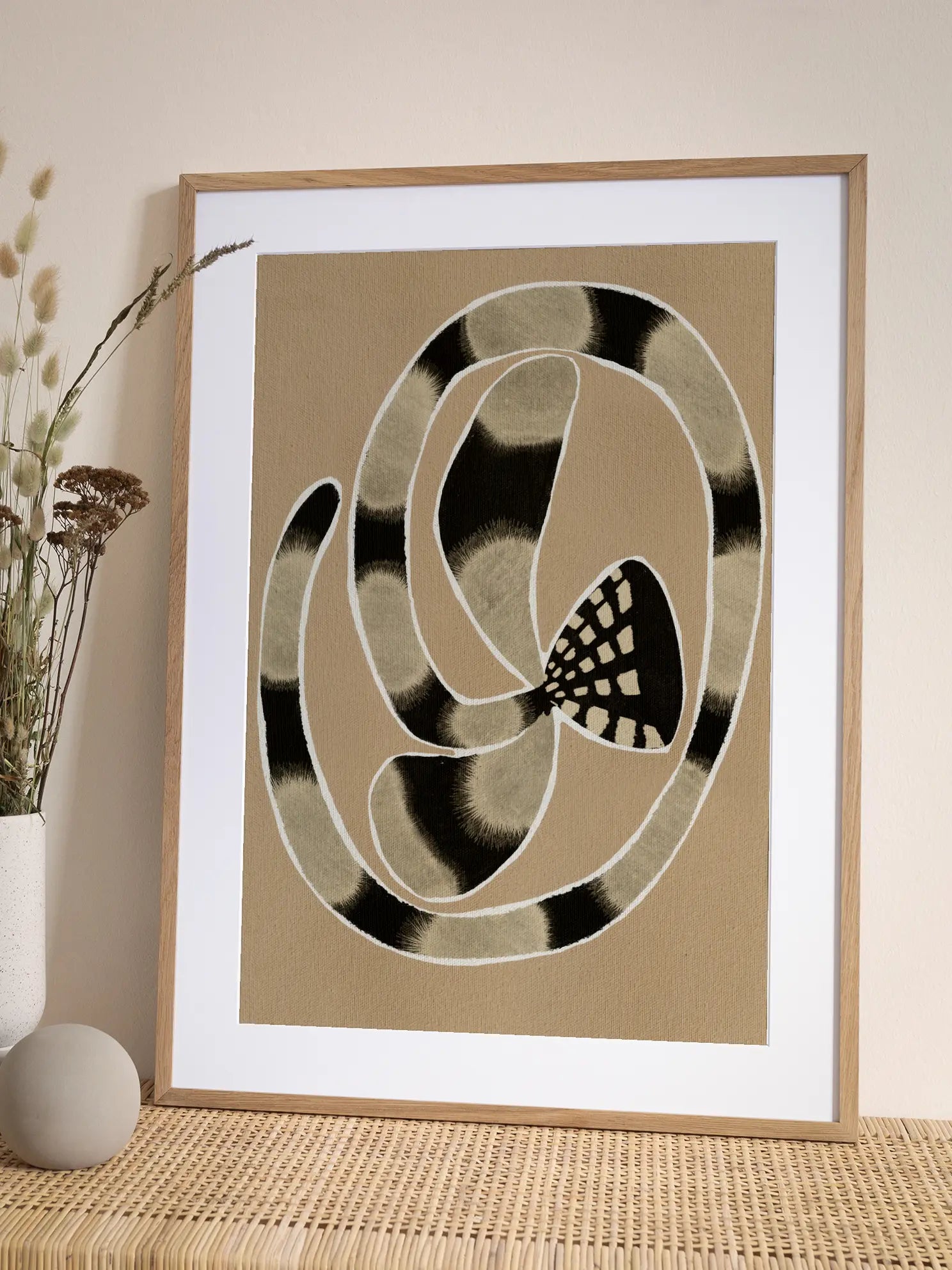 Brushed Snake Poster