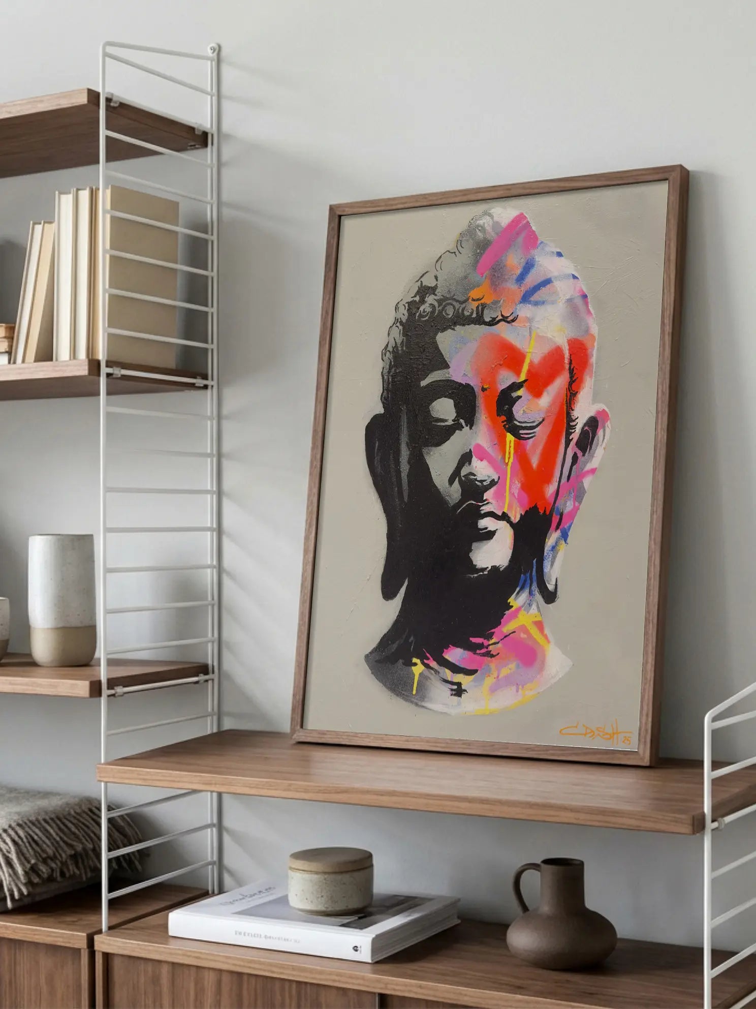 Buddha Face Poster