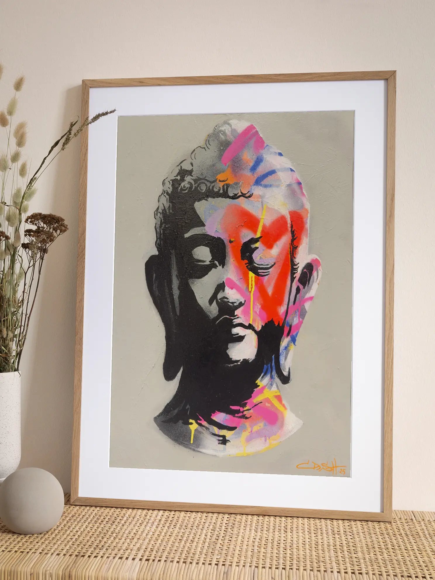 Buddha Face Poster