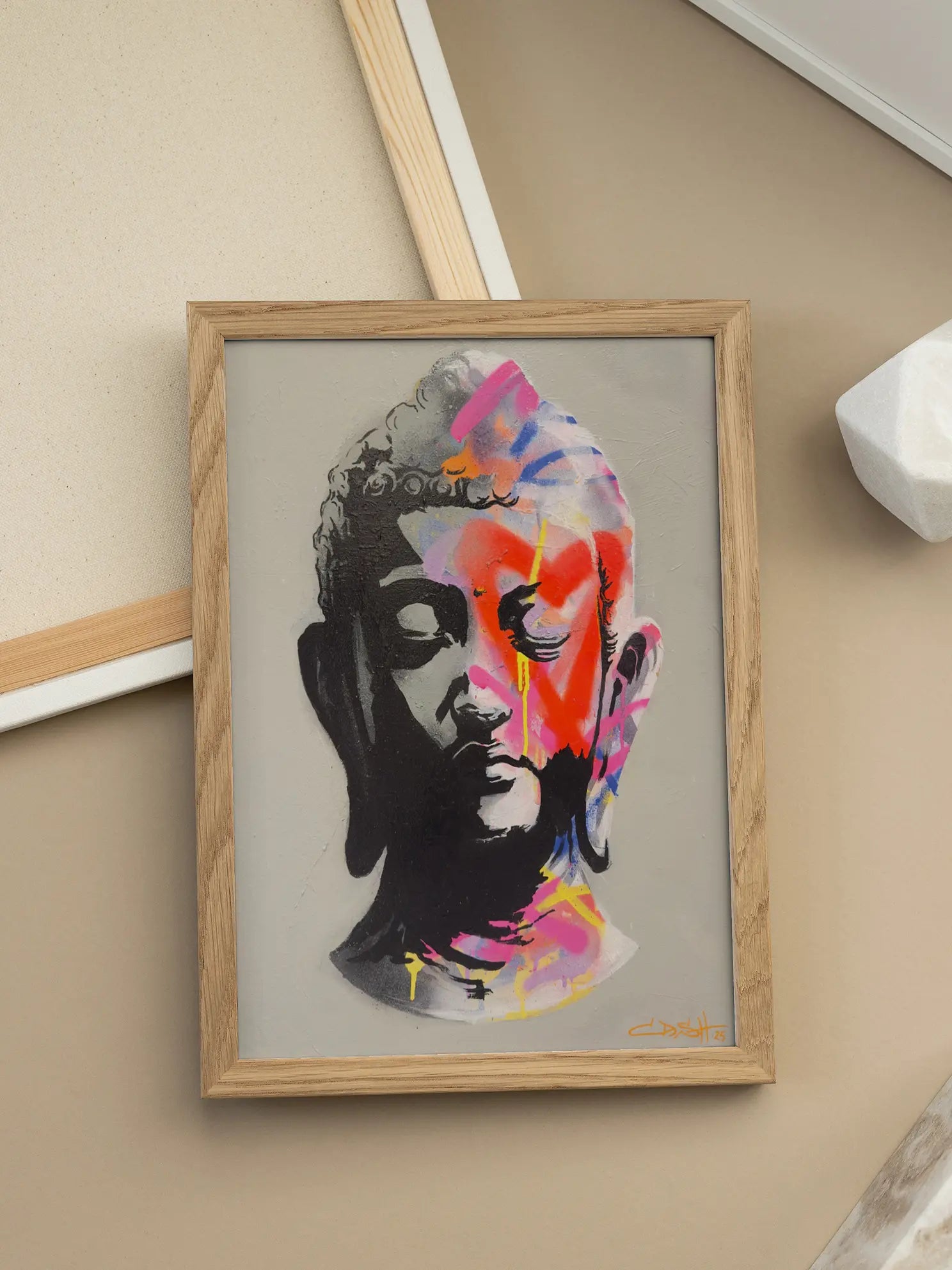 Buddha Face Poster
