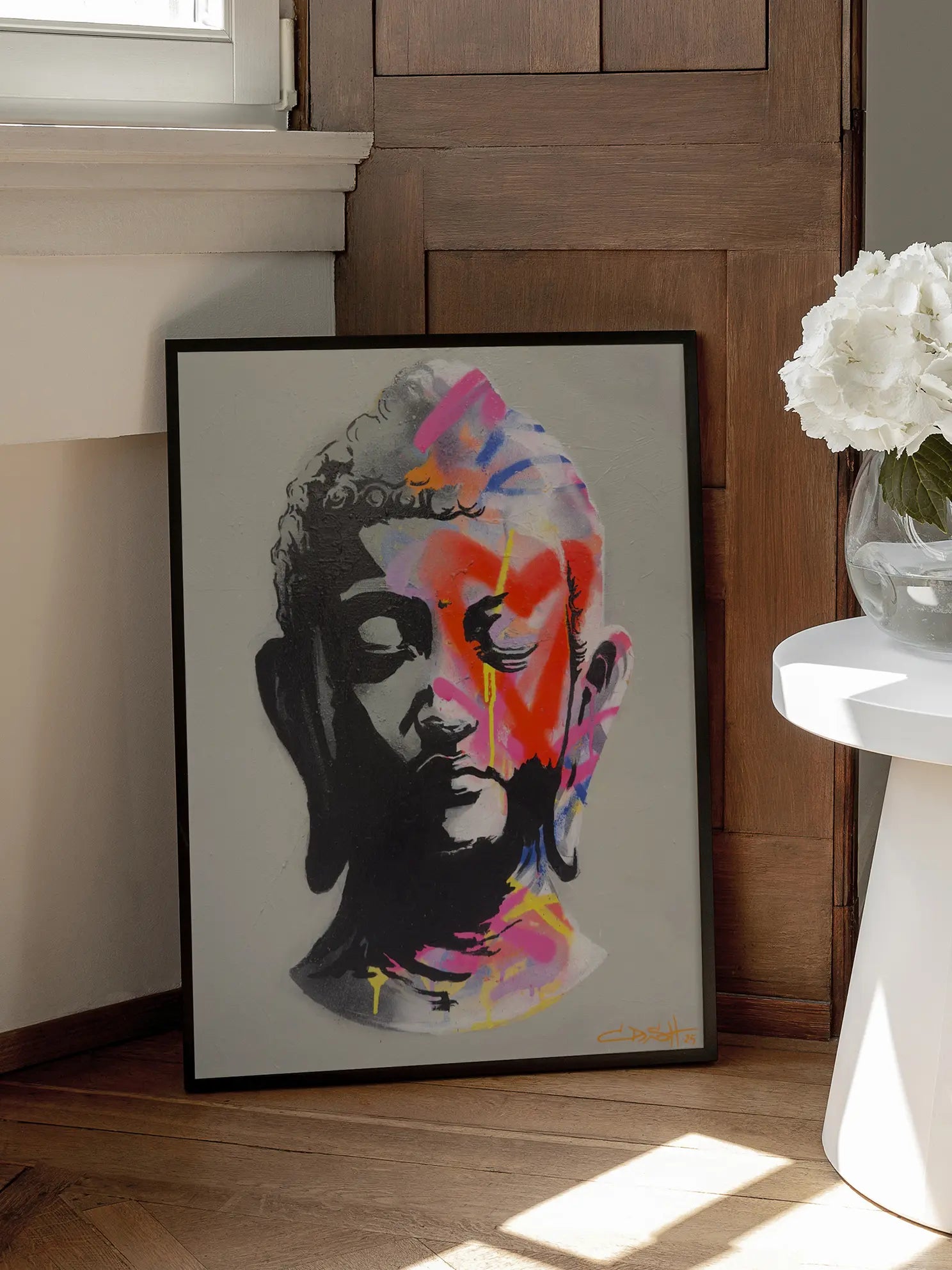 Buddha Face Poster
