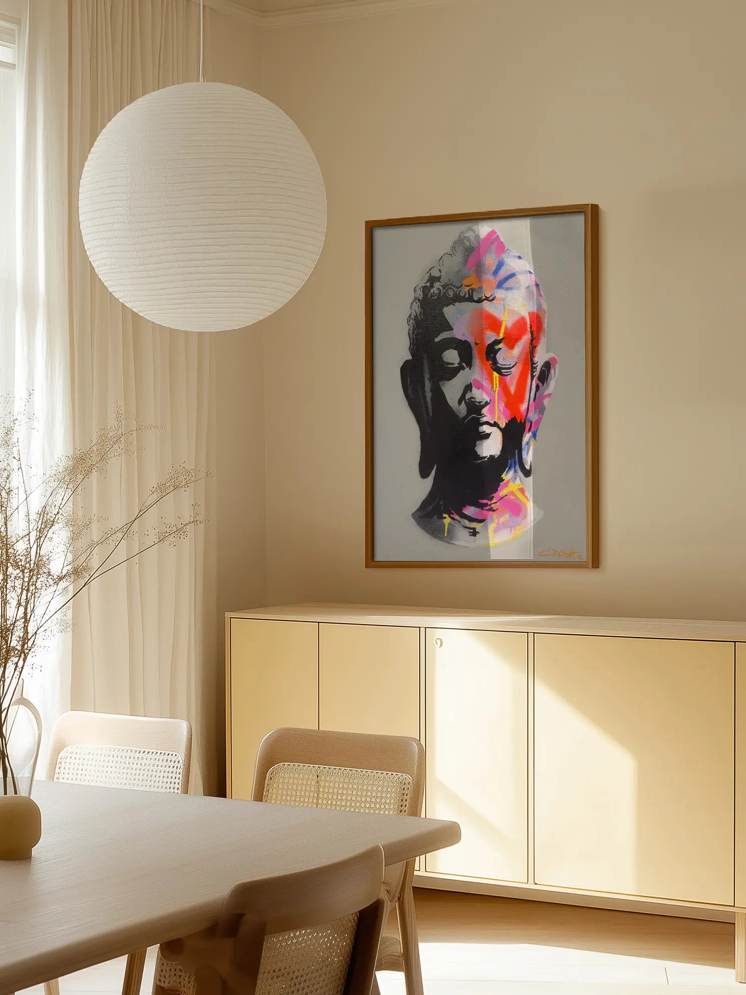 Buddha Face Poster