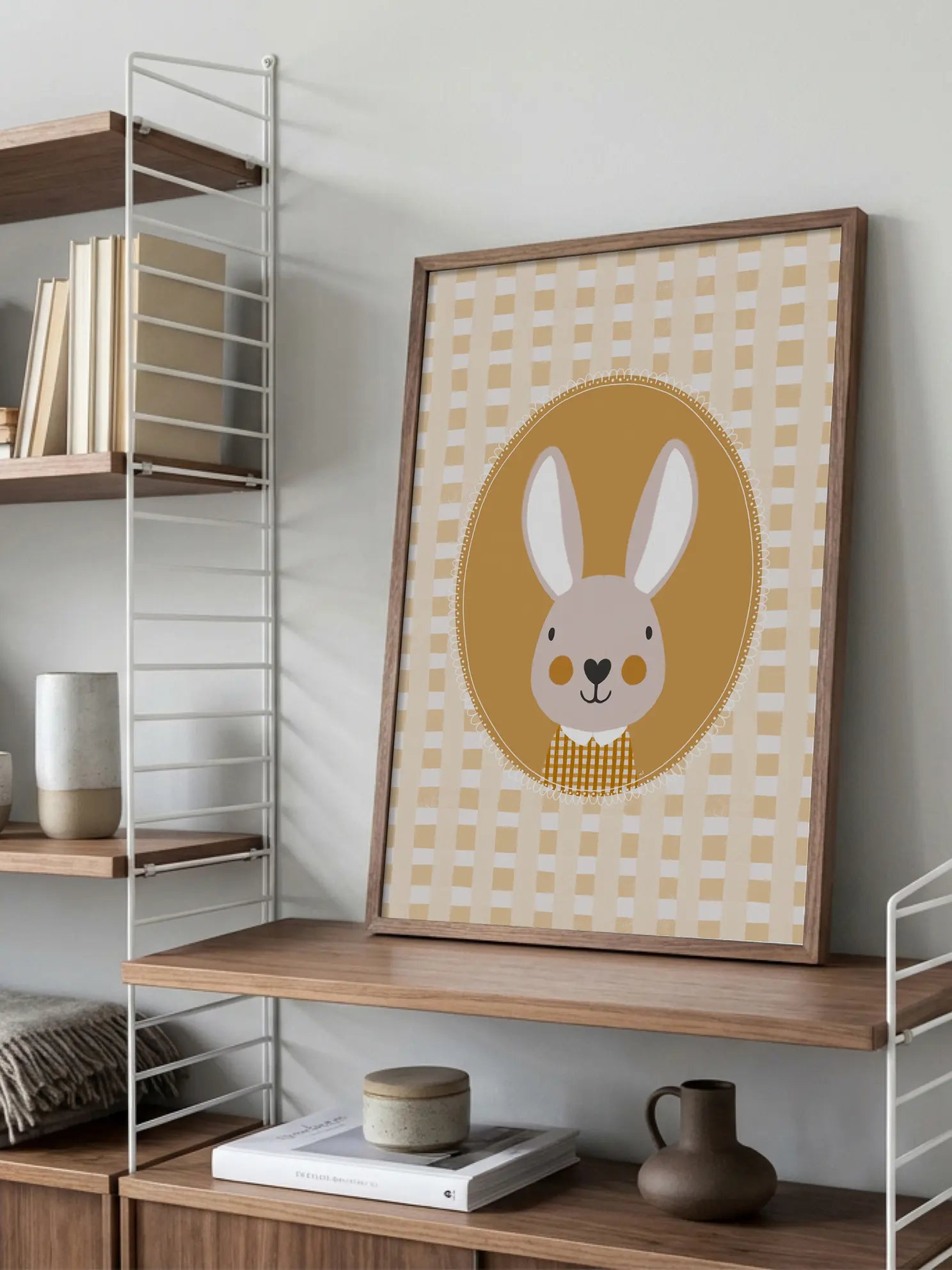 Bunny Portrait Poster