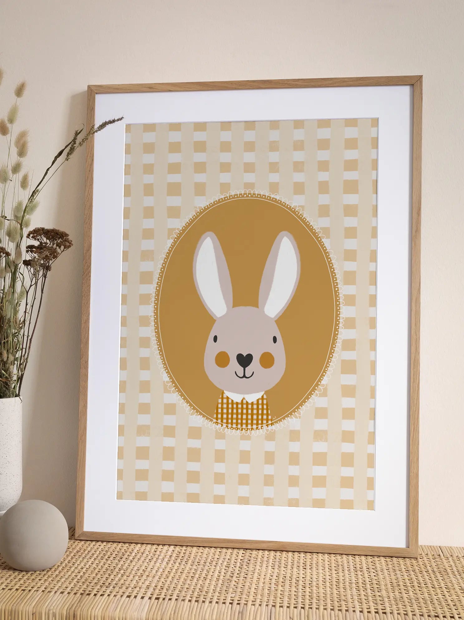 Bunny Portrait Poster