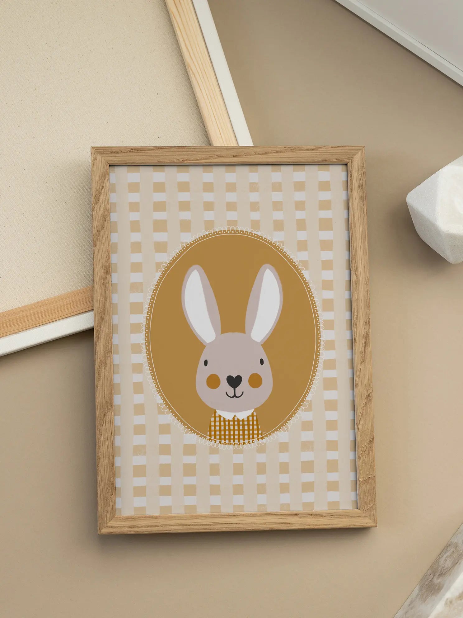 Bunny Portrait Poster