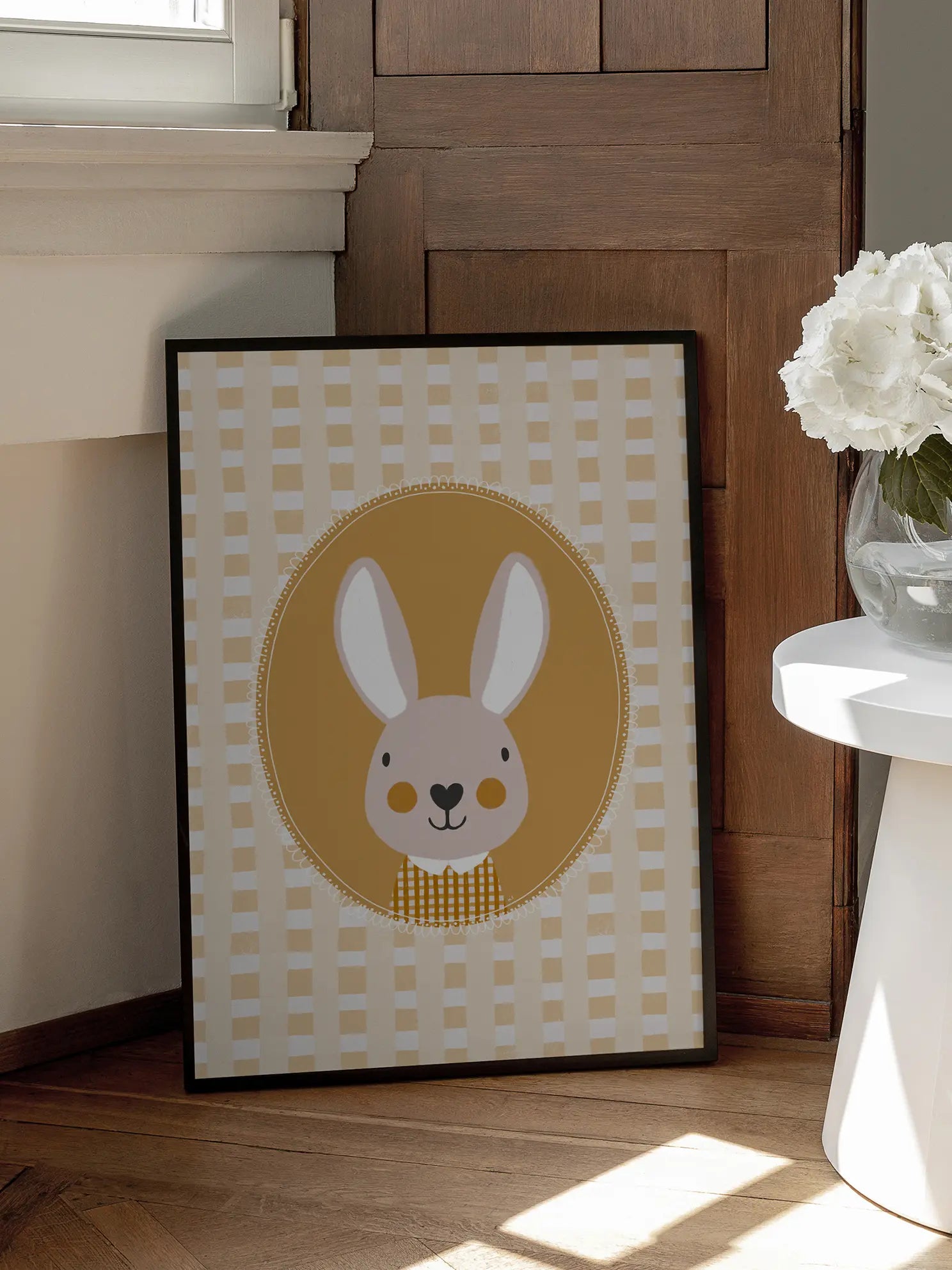 Bunny Portrait Poster