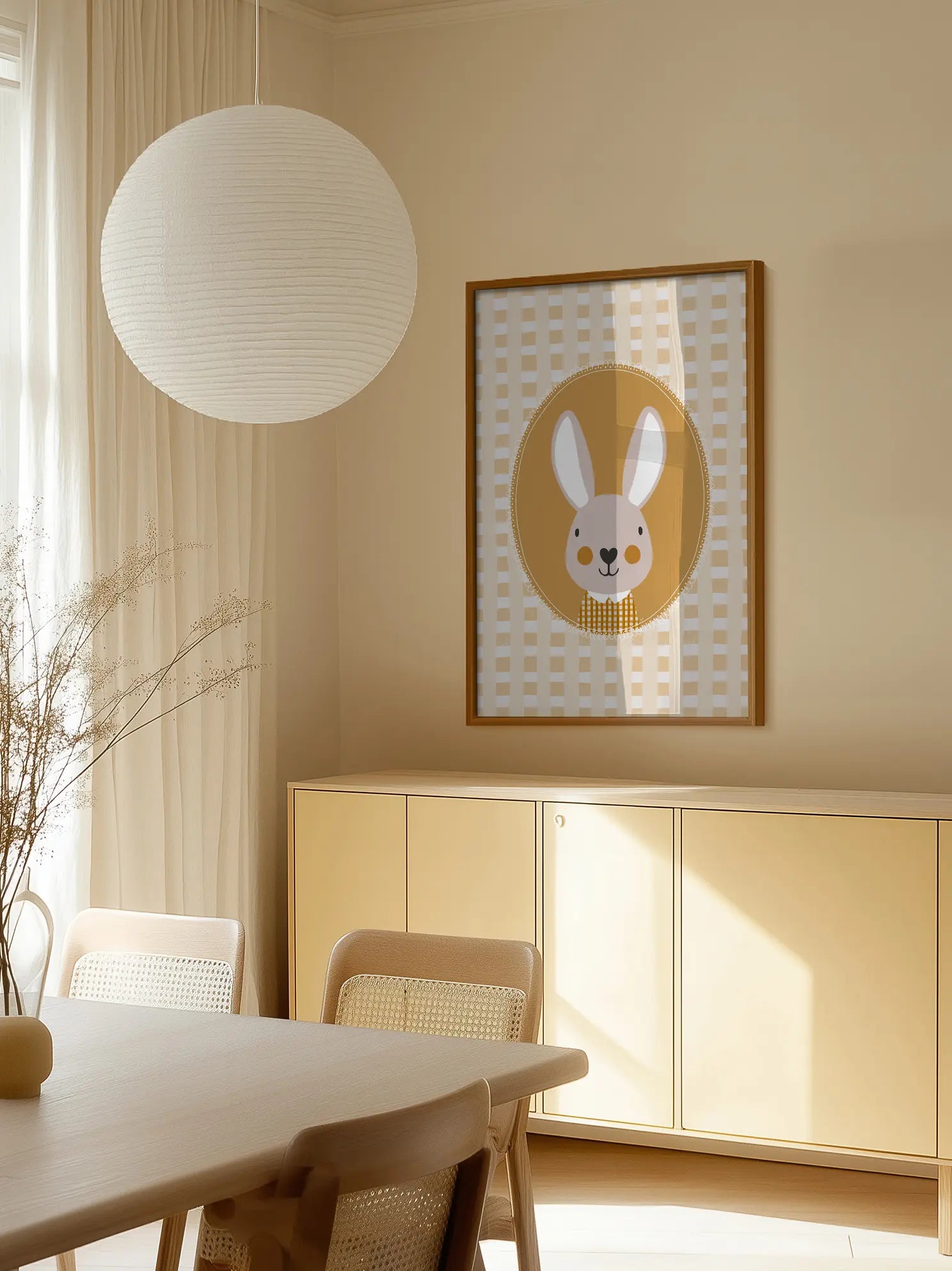 Bunny Portrait Poster