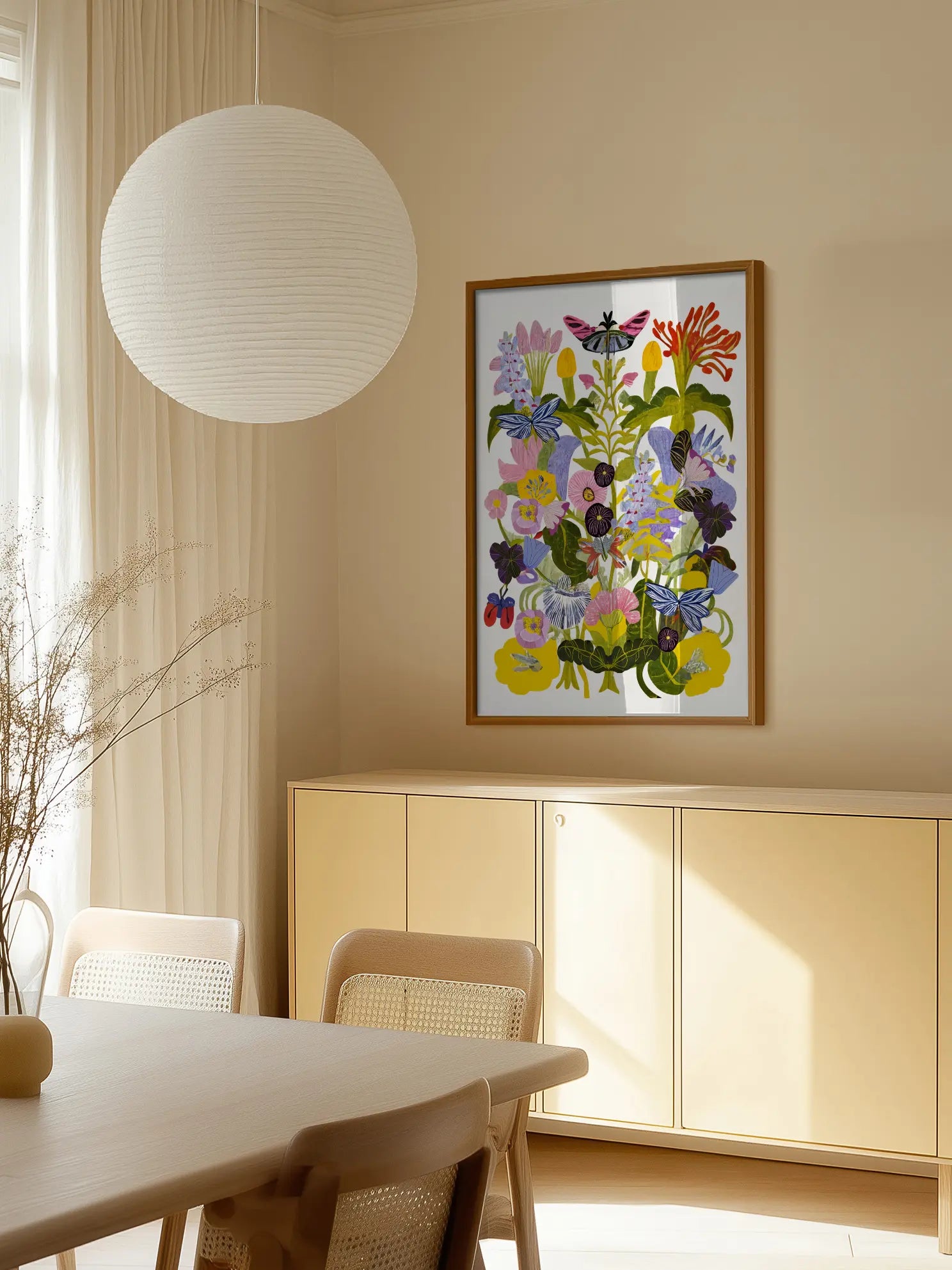 Butterfly Garden Poster