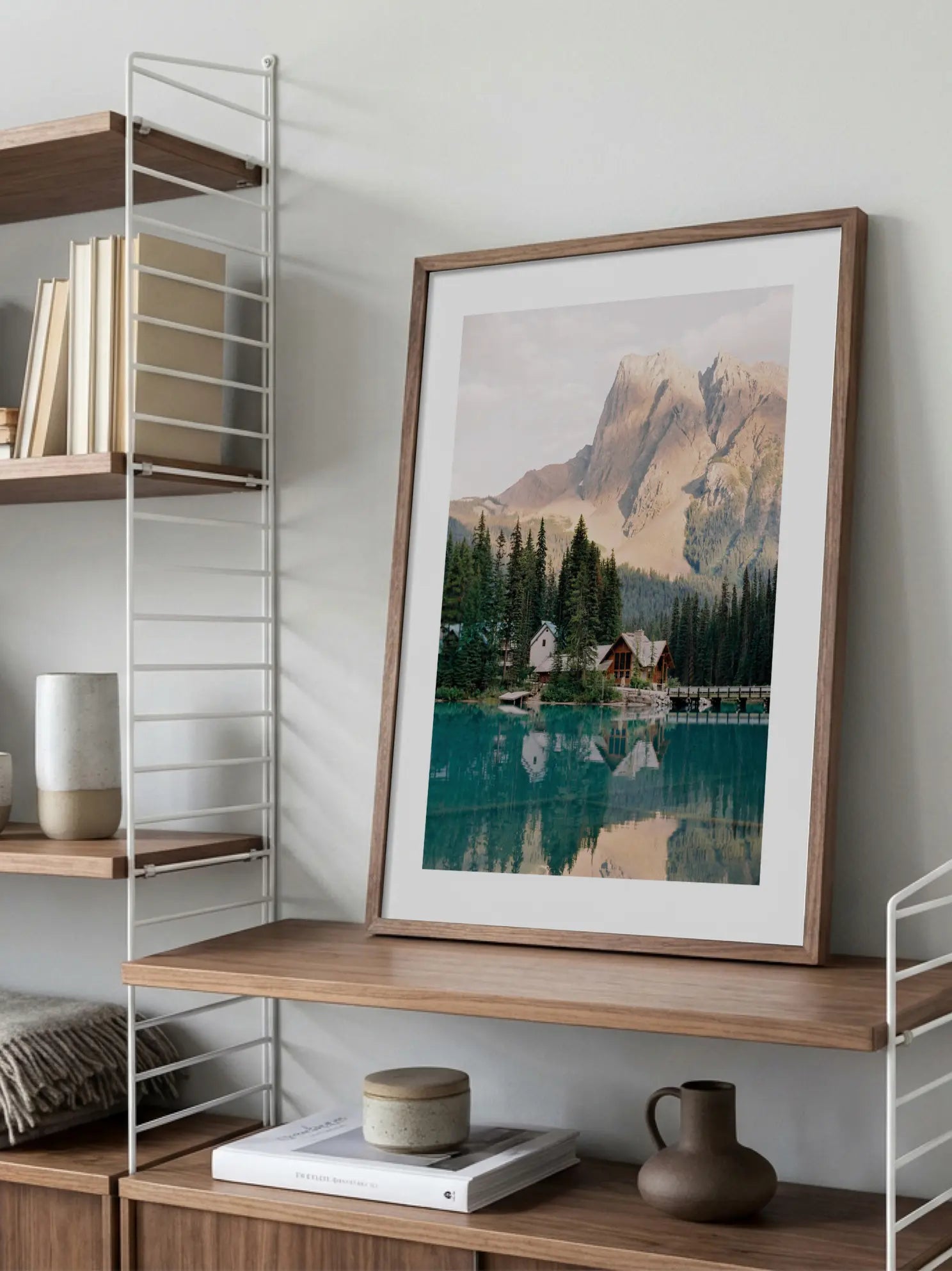 Cabin By The Lake Poster