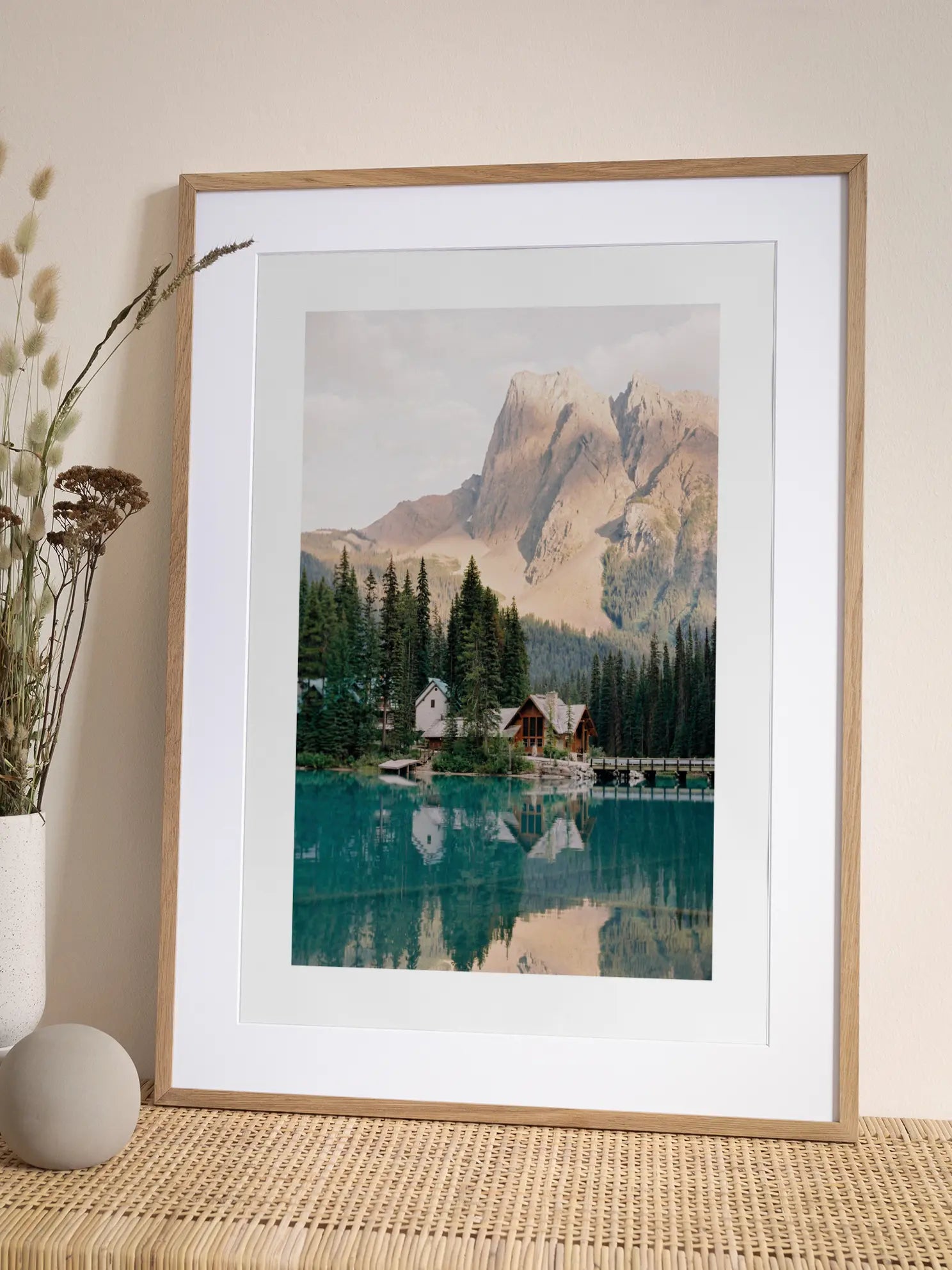 Cabin By The Lake Poster