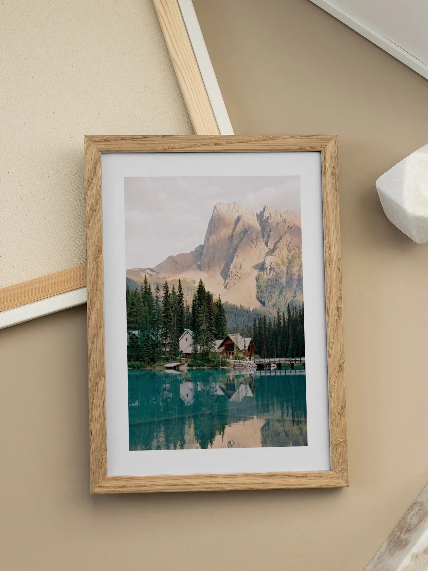 Cabin By The Lake Poster