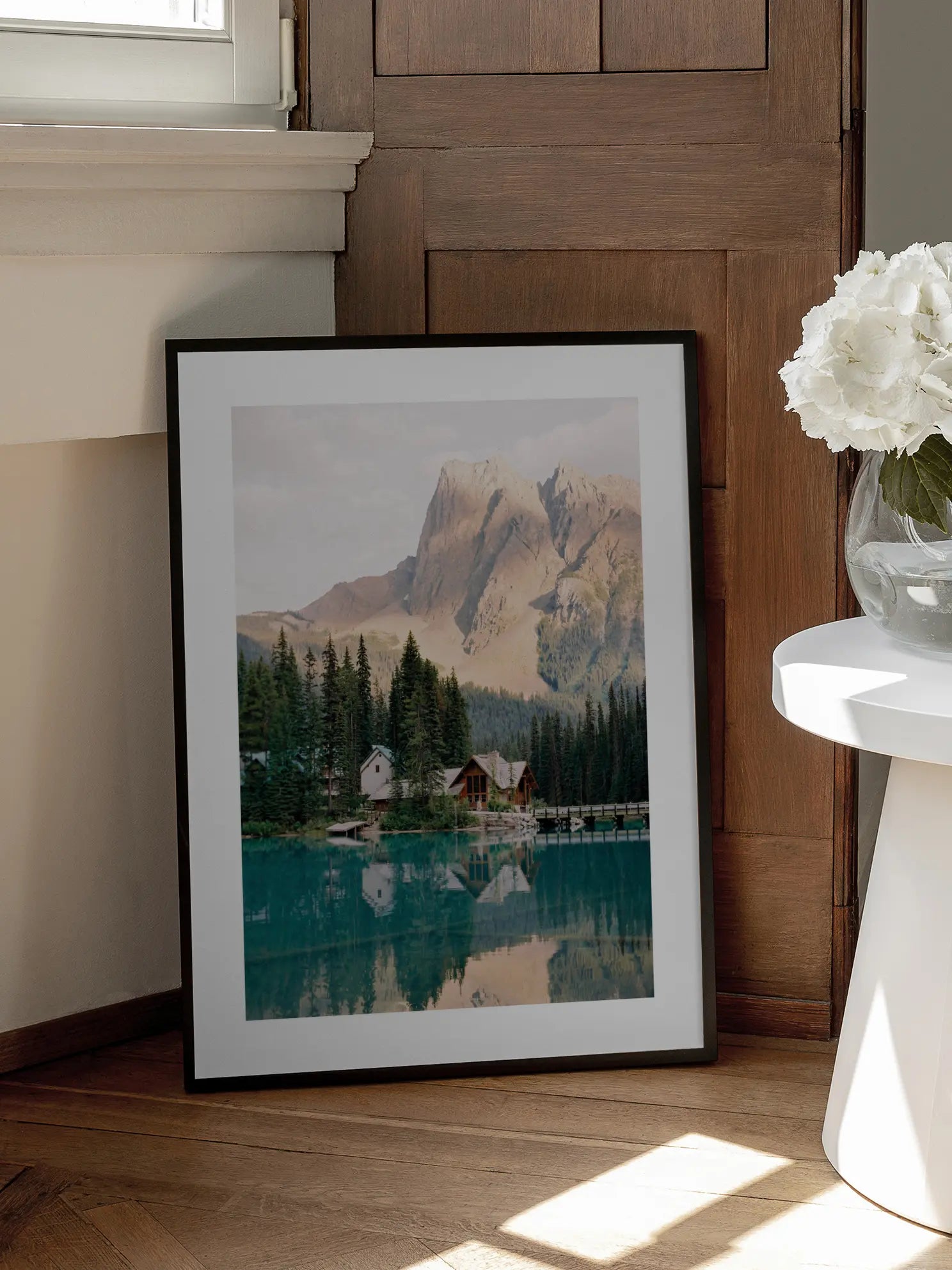 Cabin By The Lake Poster