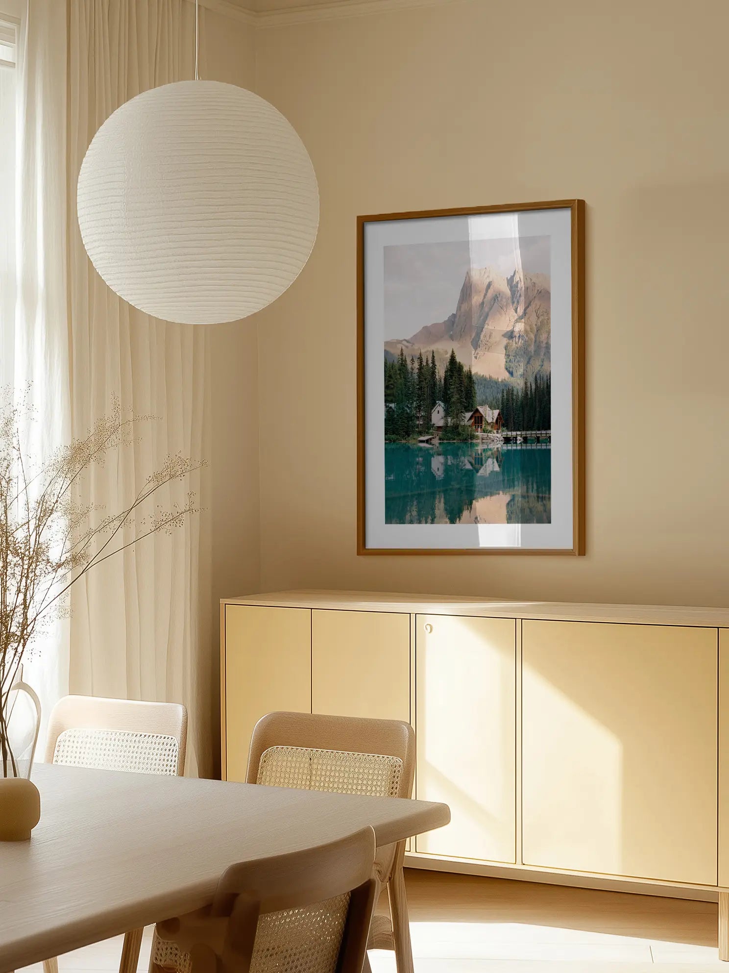 Cabin By The Lake Poster