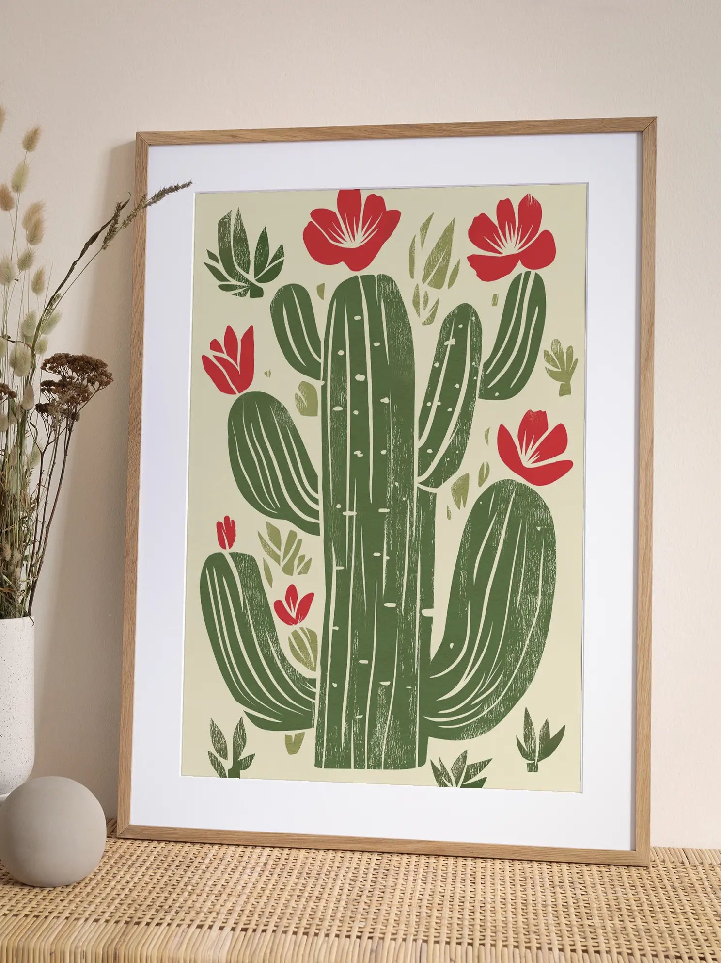 Cactus Blossom Poster