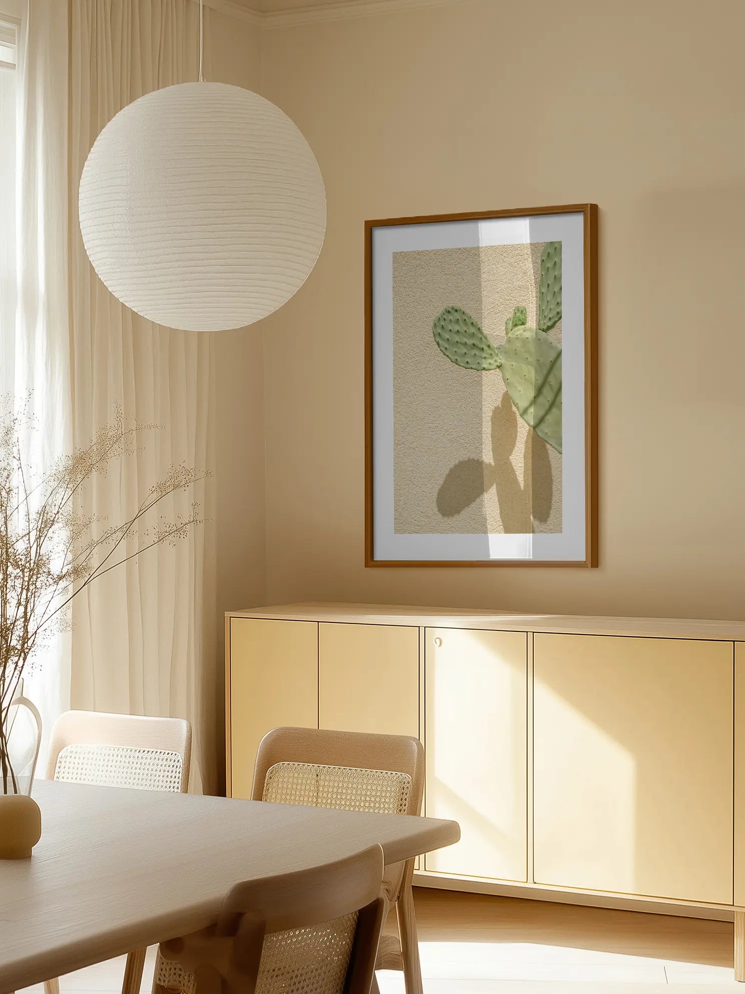 Cactus Shadow Poster