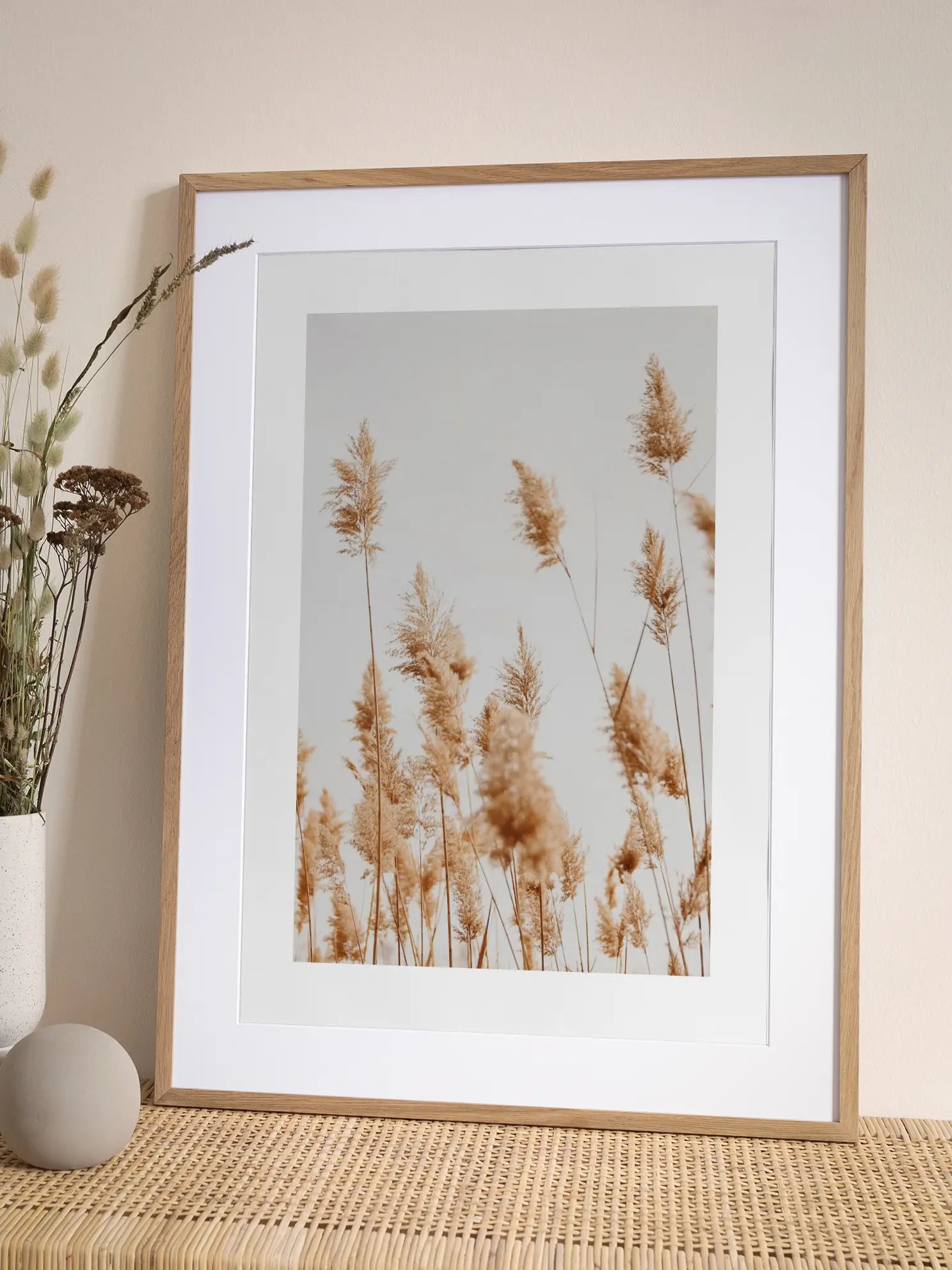Calm Reeds Poster