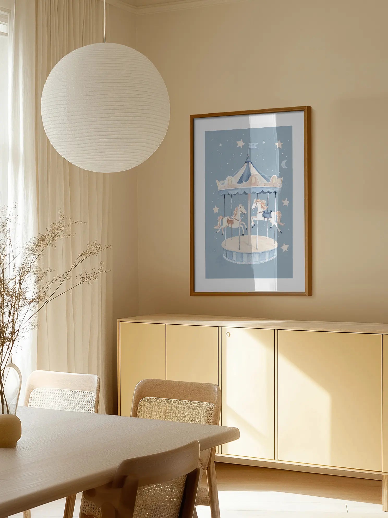 Carousel Horses Poster