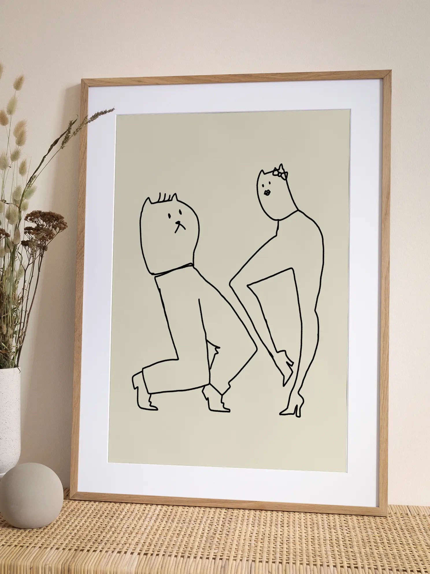 Cats Dancing Poster
