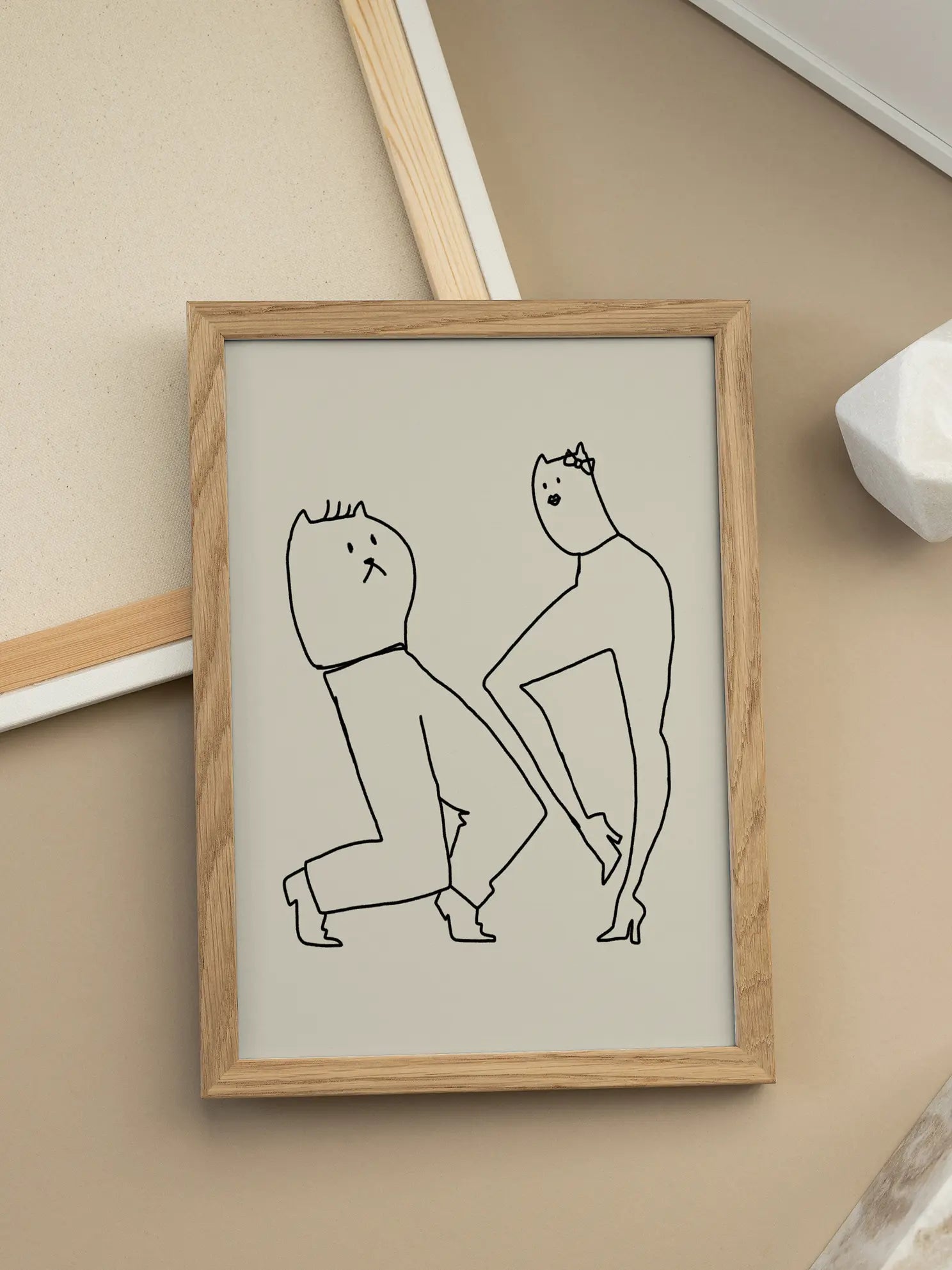 Cats Dancing Poster